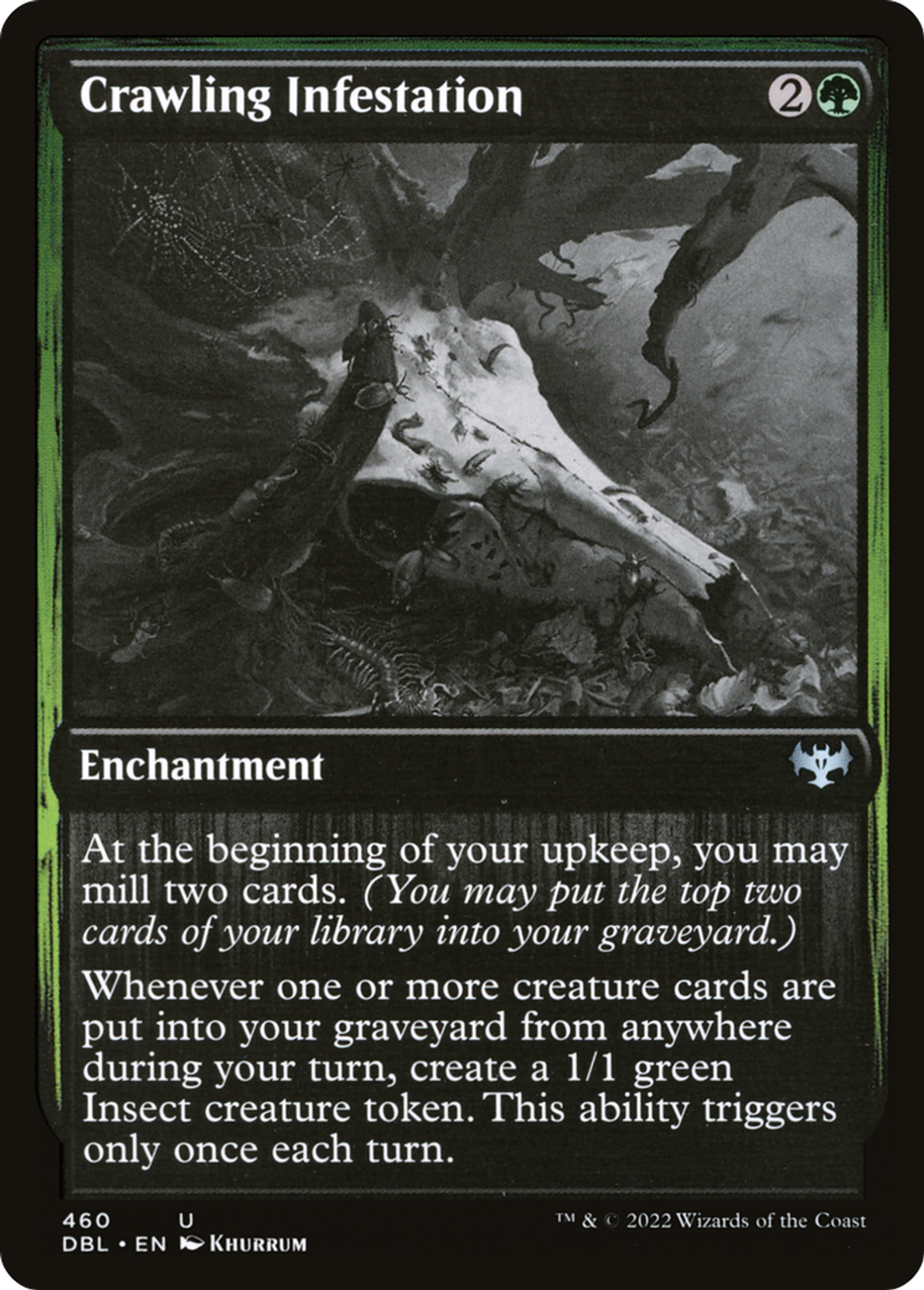 Crawling Infestation — Innistrad: Double Feature — Magic: The Gathering