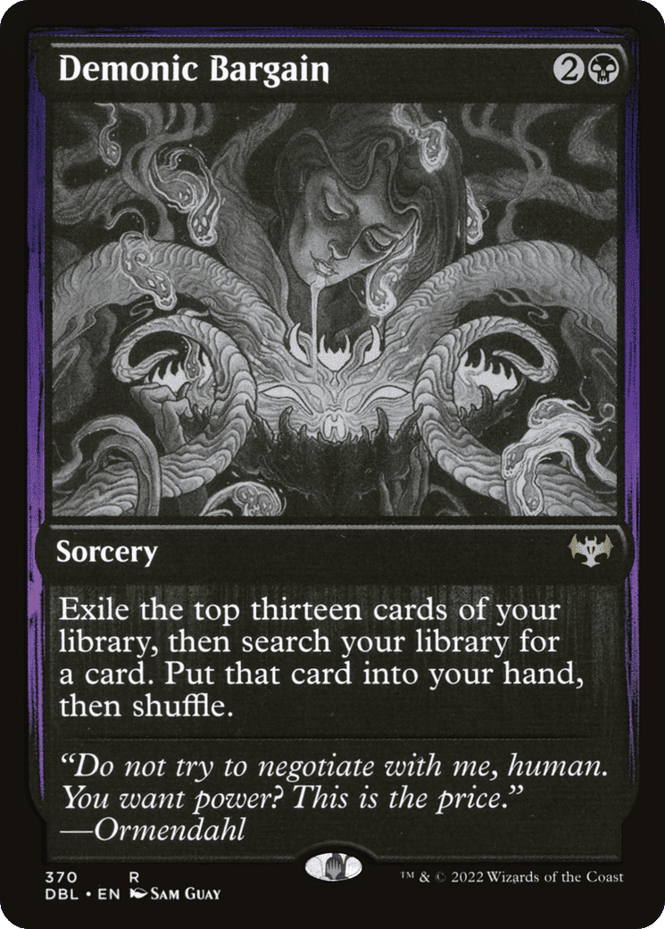 Demonic Bargain — Innistrad: Double Feature — Magic: The Gathering
