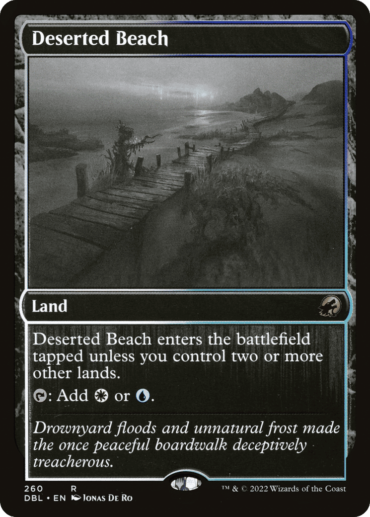 Plage désertée — Innistrad: Double Feature — Magic: The Gathering