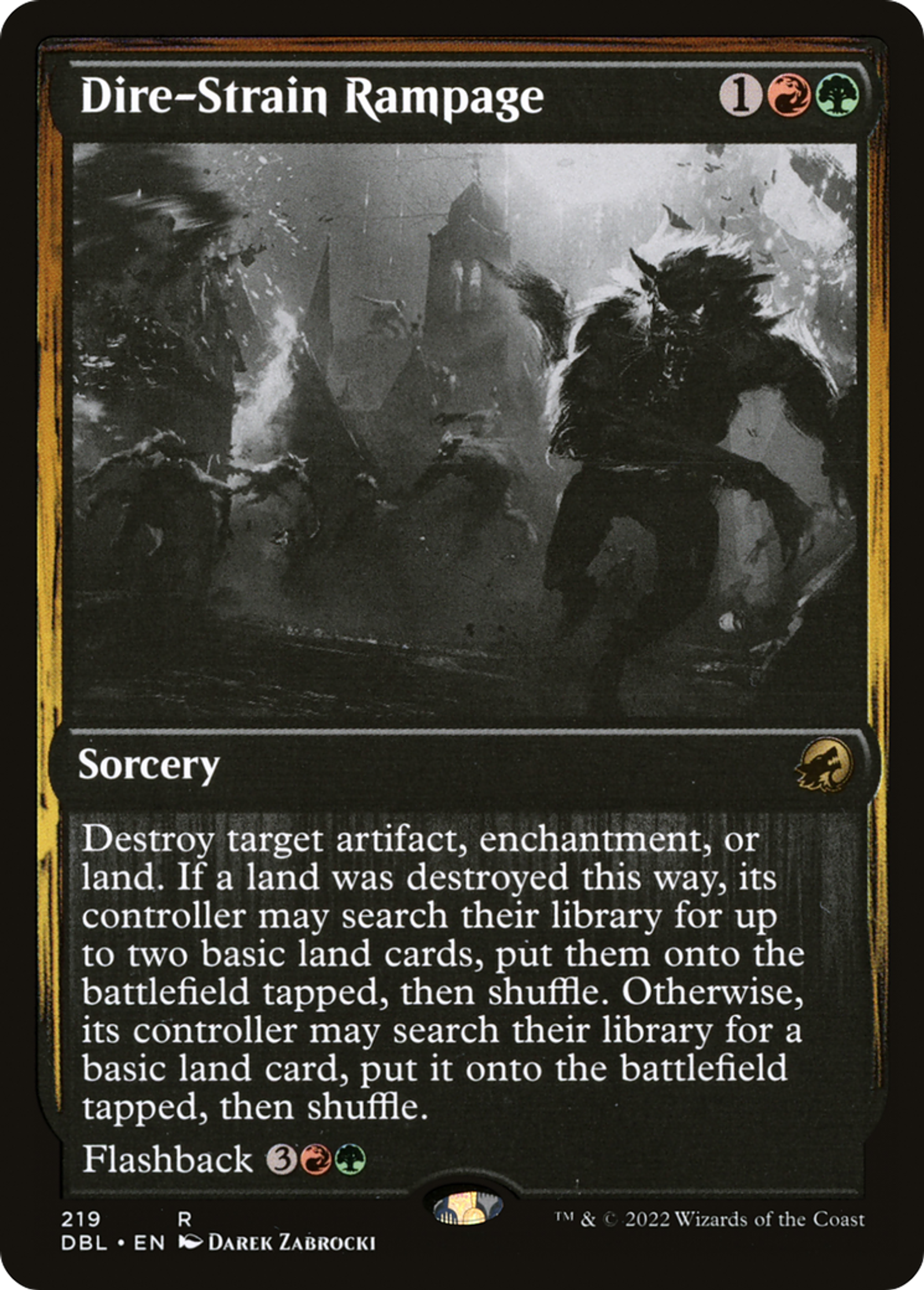 Dire-Strain Rampage — Innistrad: Double Feature — Magic: The Gathering