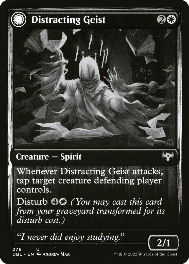Distracting Geist // Clever Distraction — Innistrad: Double Feature — Magic: The Gathering