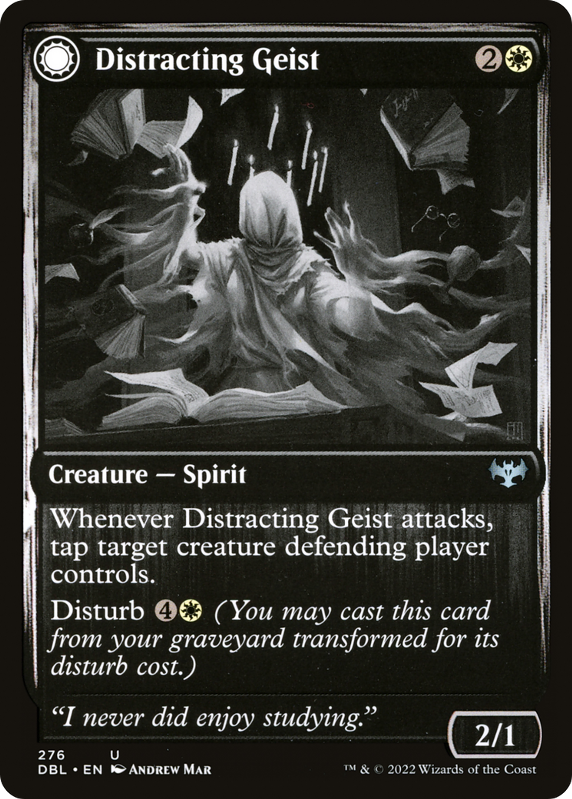 Distracting Geist // Clever Distraction — Innistrad: Double Feature — Magic: The Gathering