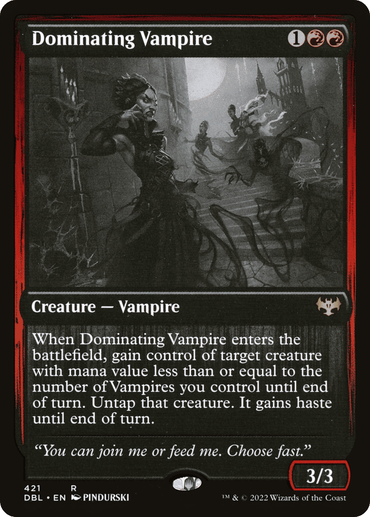 Dominating Vampire — Innistrad: Double Feature — Magic: The Gathering