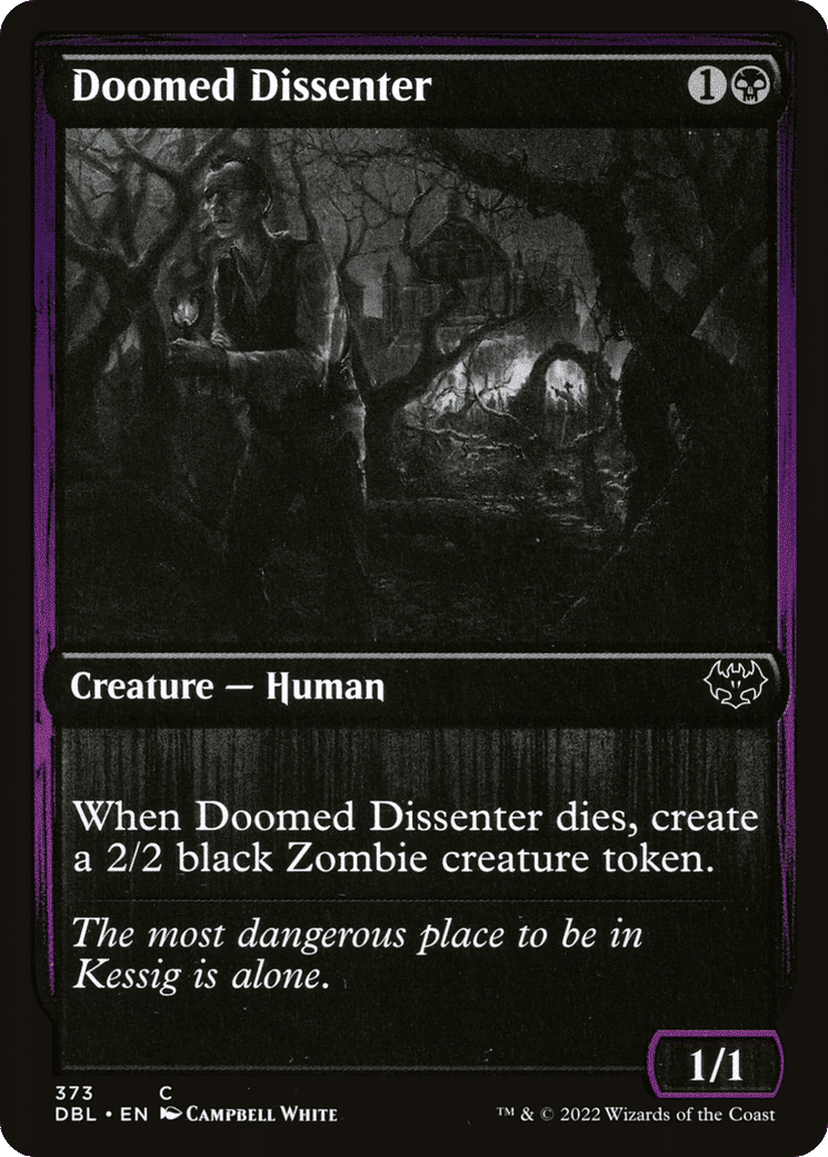 Doomed Dissenter — Innistrad: Double Feature — Magic: The Gathering
