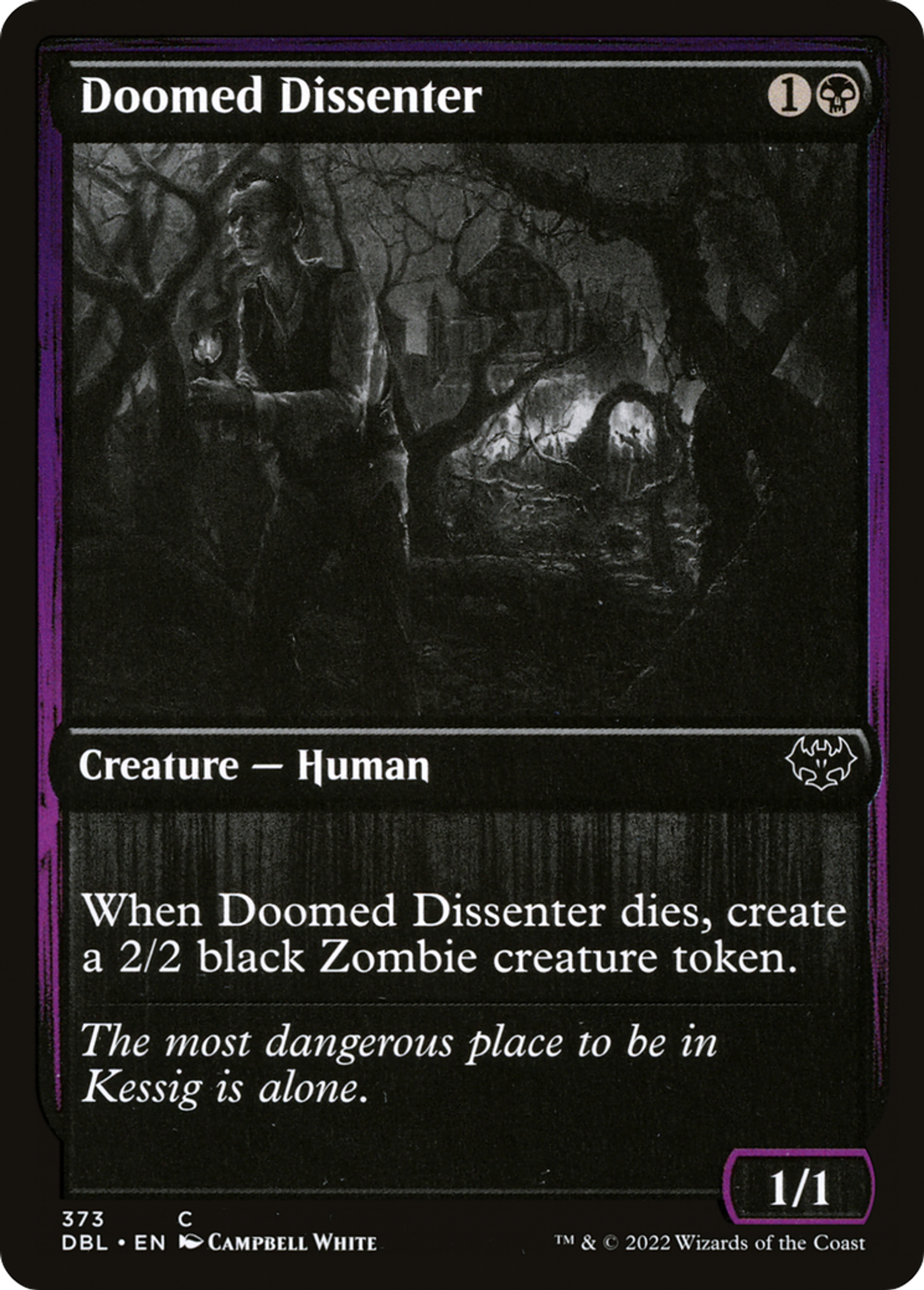 Doomed Dissenter — Innistrad: Double Feature — Magic: The Gathering