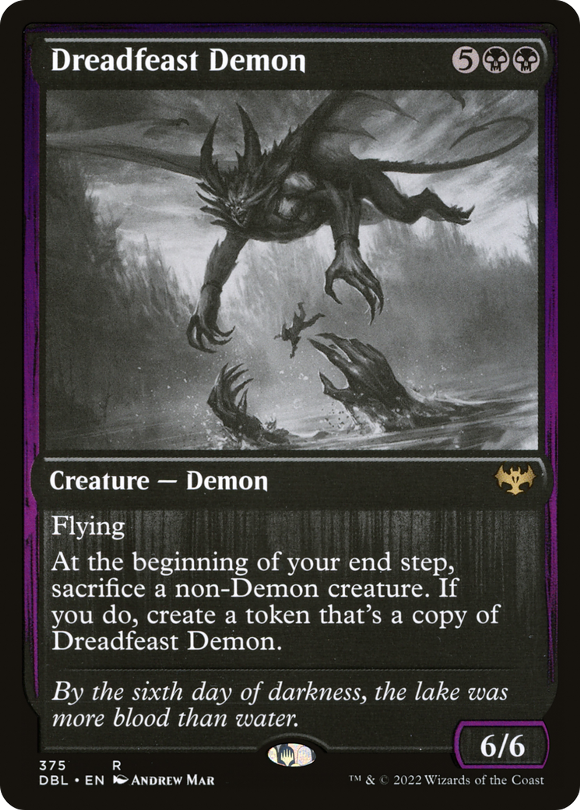 Dreadfeast Demon — Innistrad: Double Feature — Magic: The Gathering