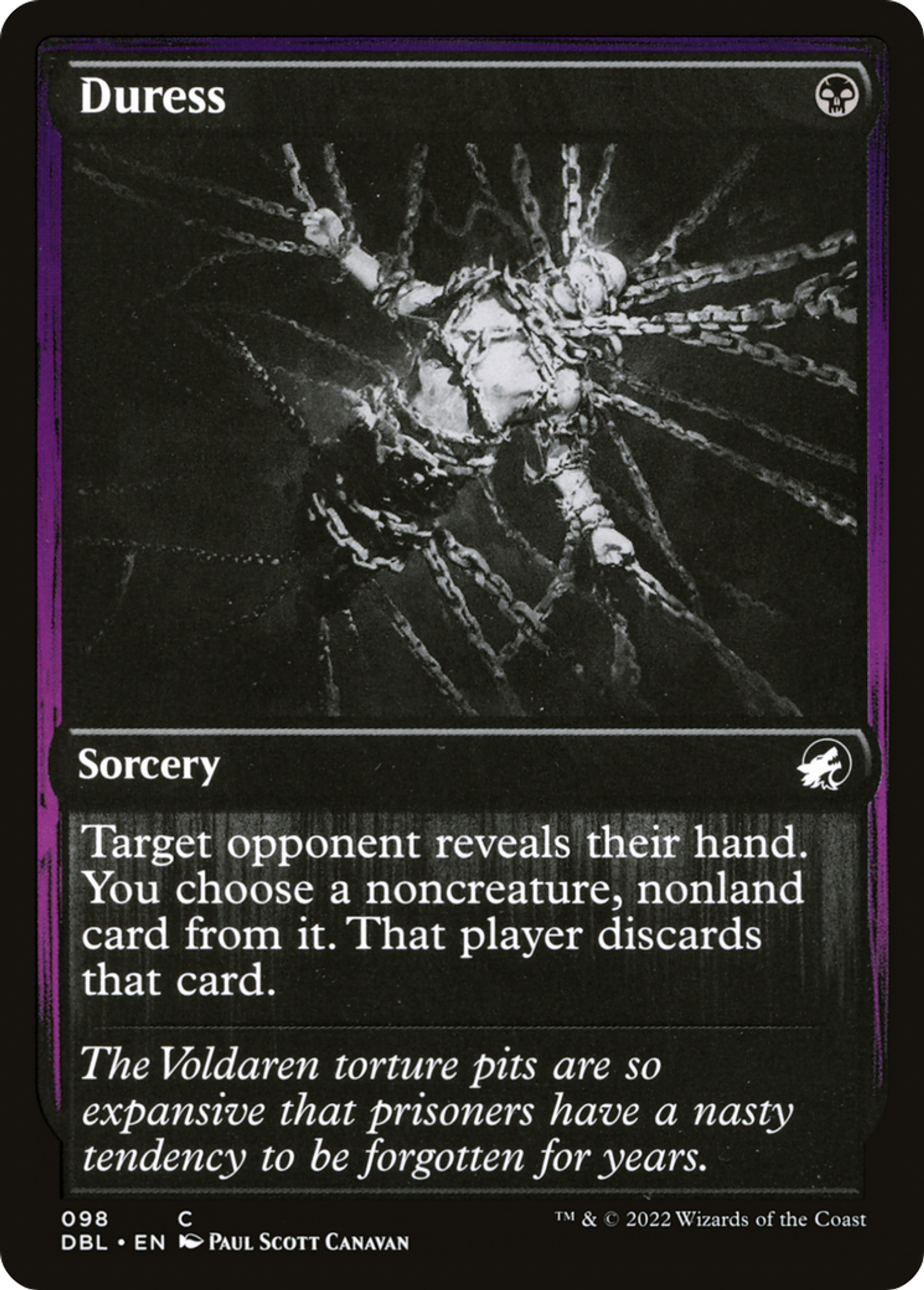 Duress — Innistrad: Double Feature — Magic: The Gathering