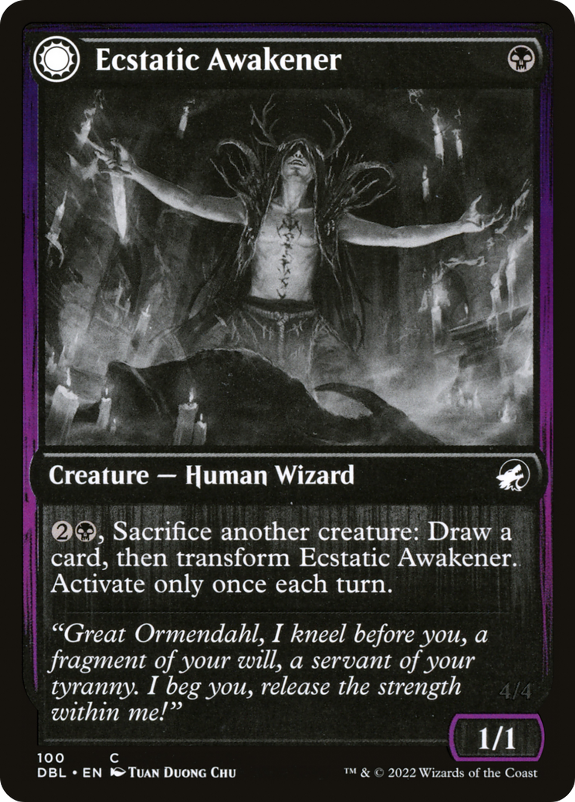 Ecstatic Awakener // Awoken Demon — Innistrad: Double Feature — Magic: The Gathering