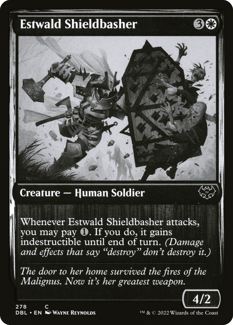 Estwald Shieldbasher — Innistrad: Double Feature — Magic: The Gathering