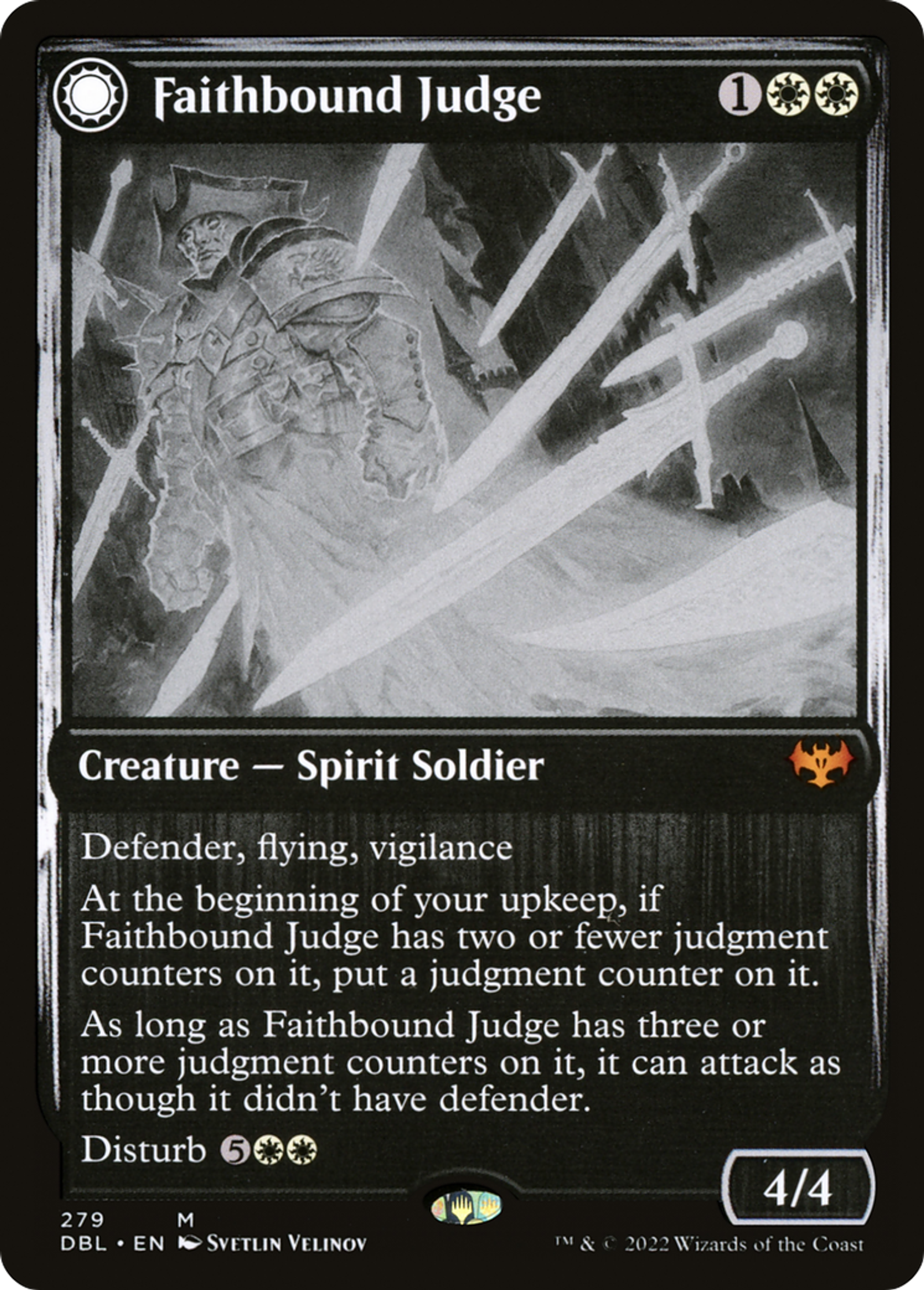 Faithbound Judge // Sinner's Judgment — Innistrad: Double Feature — Magic: The Gathering