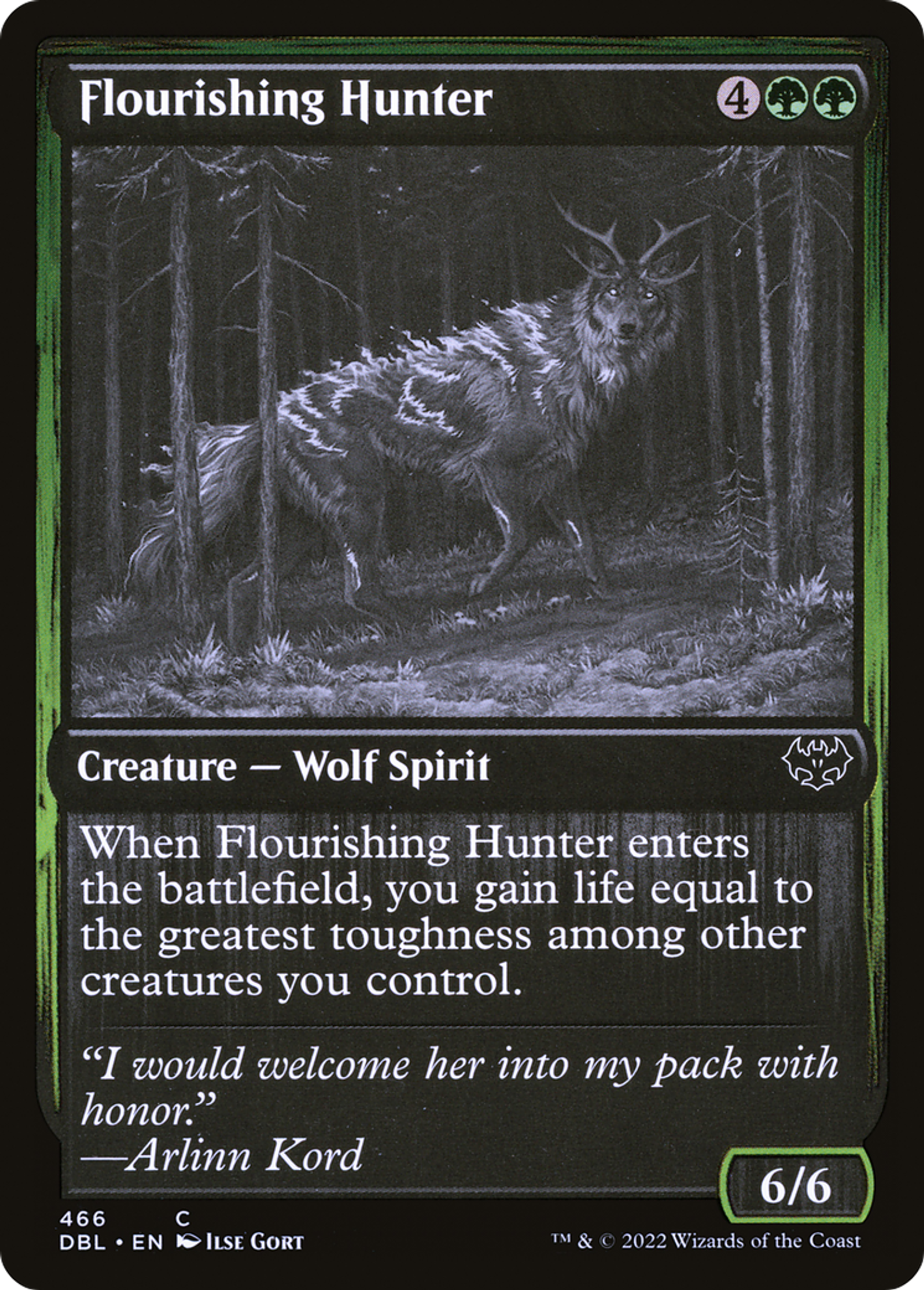 Flourishing Hunter — Innistrad: Double Feature — Magic: The Gathering