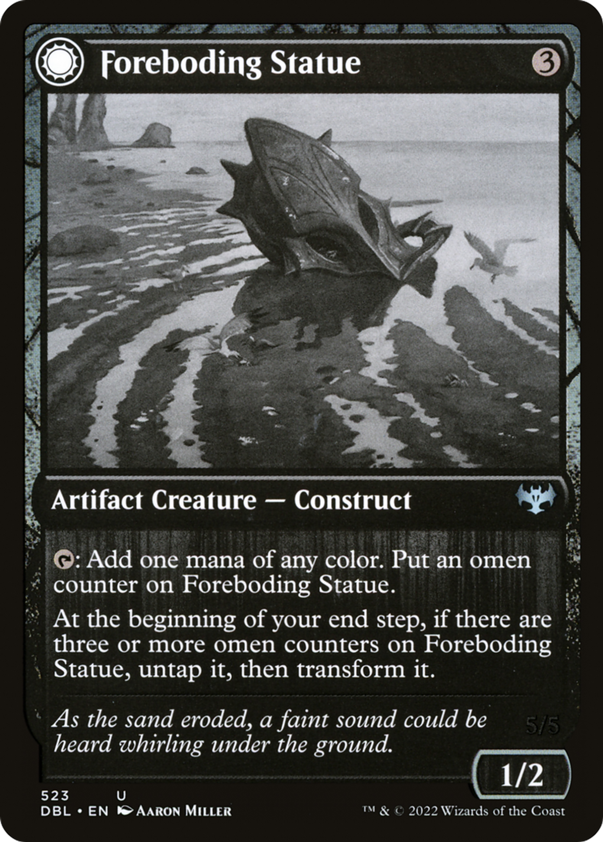 Foreboding Statue // Forsaken Thresher — Innistrad: Double Feature — Magic: The Gathering
