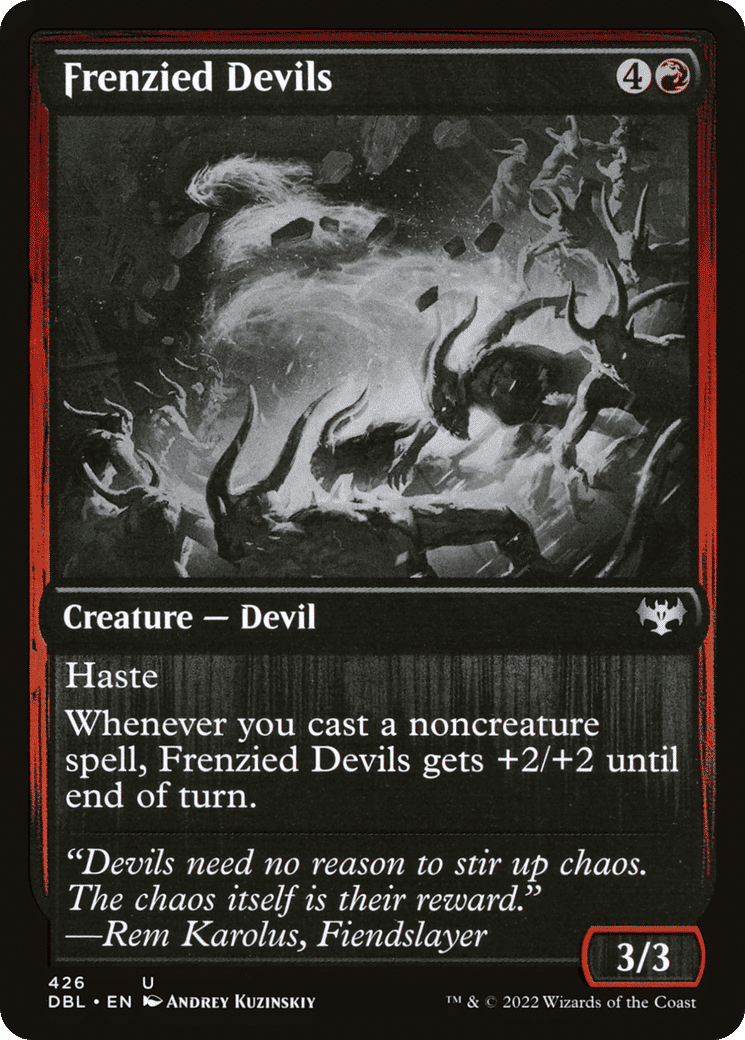 Frenzied Devils — Innistrad: Double Feature — Magic: The Gathering
