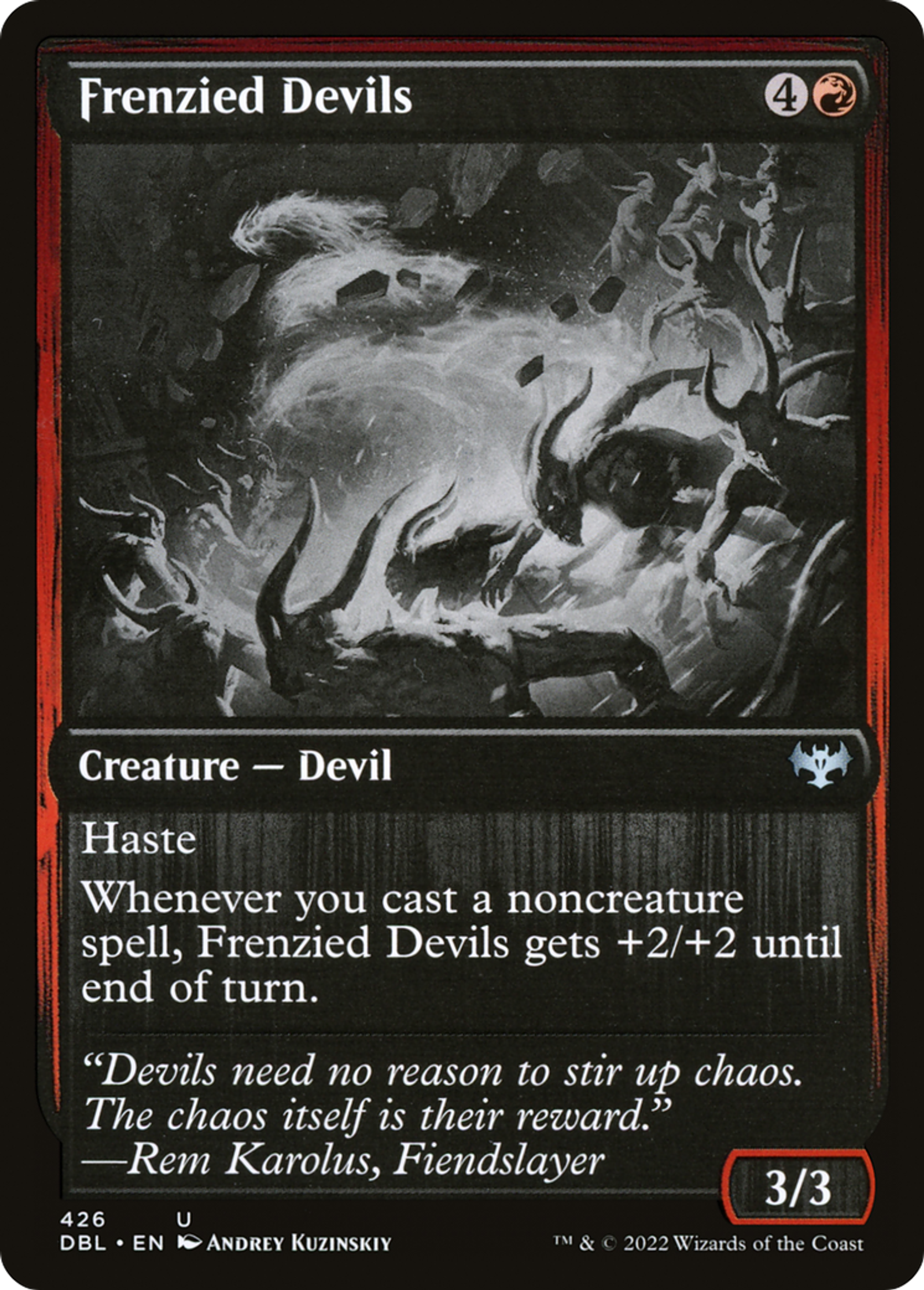 Frenzied Devils — Innistrad: Double Feature — Magic: The Gathering