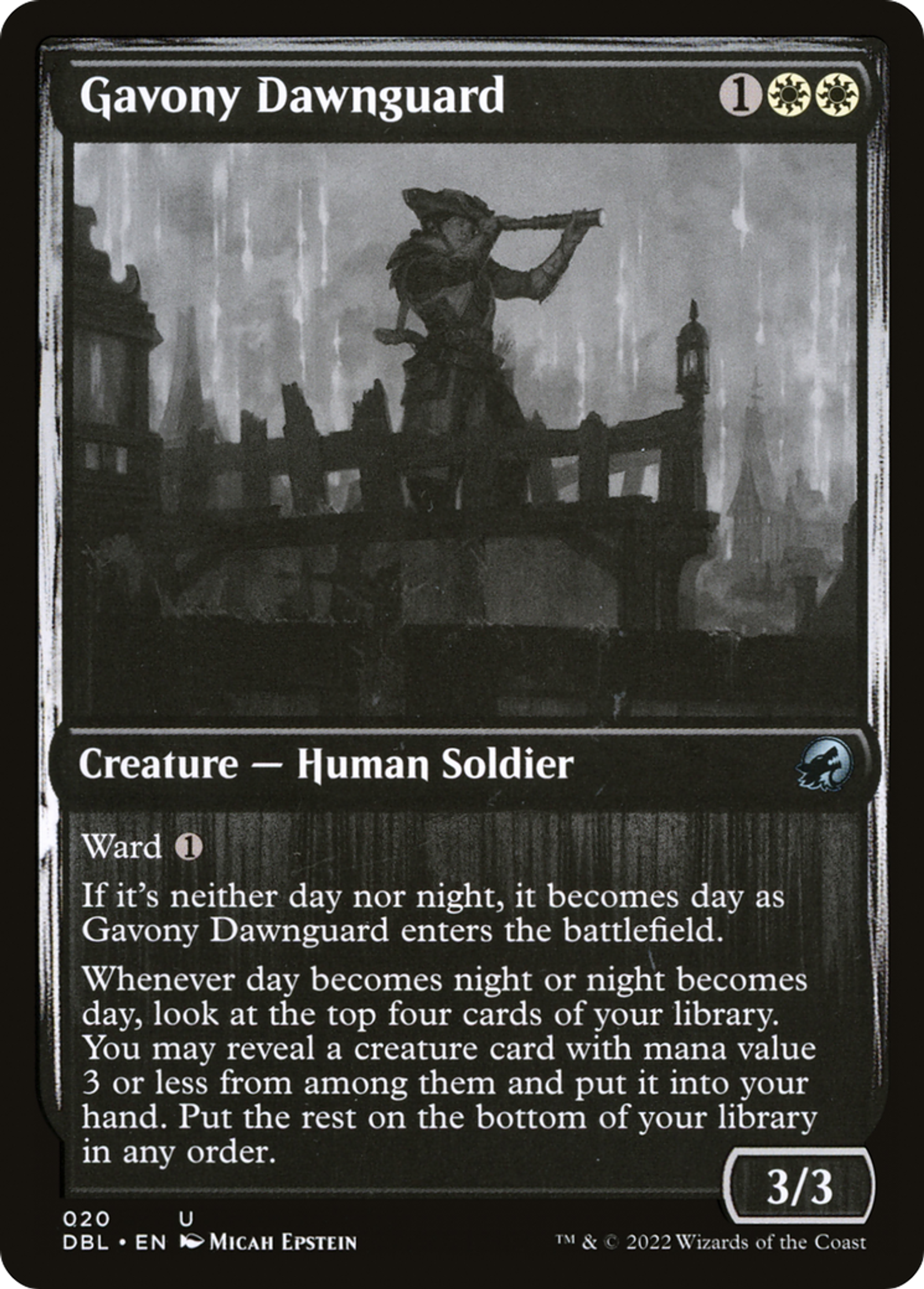 Gavony Dawnguard — Innistrad: Double Feature — Magic: The Gathering