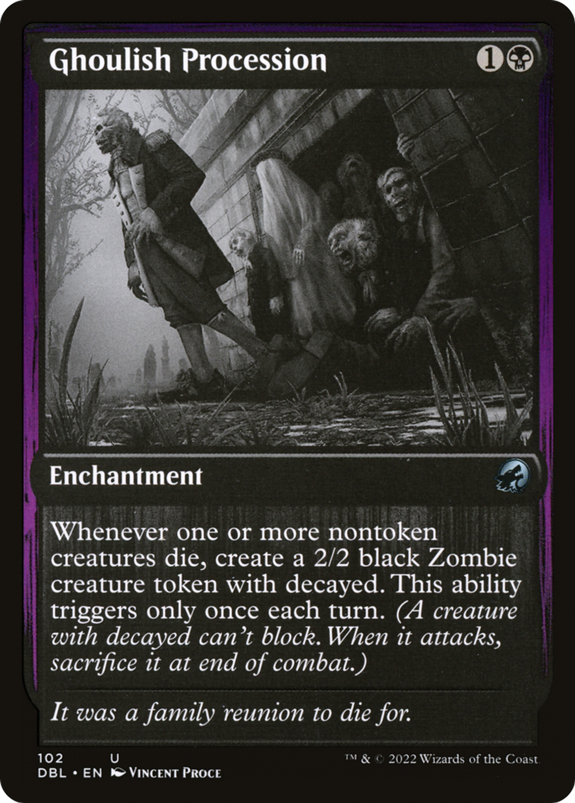 Ghoulish Procession — Innistrad: Double Feature — Magic: The Gathering