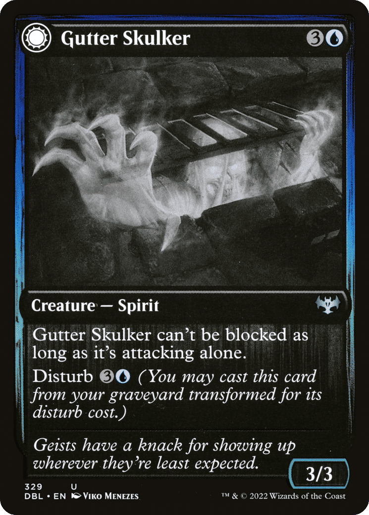 Gutter Skulker // Gutter Shortcut — Innistrad: Double Feature — Magic: The Gathering