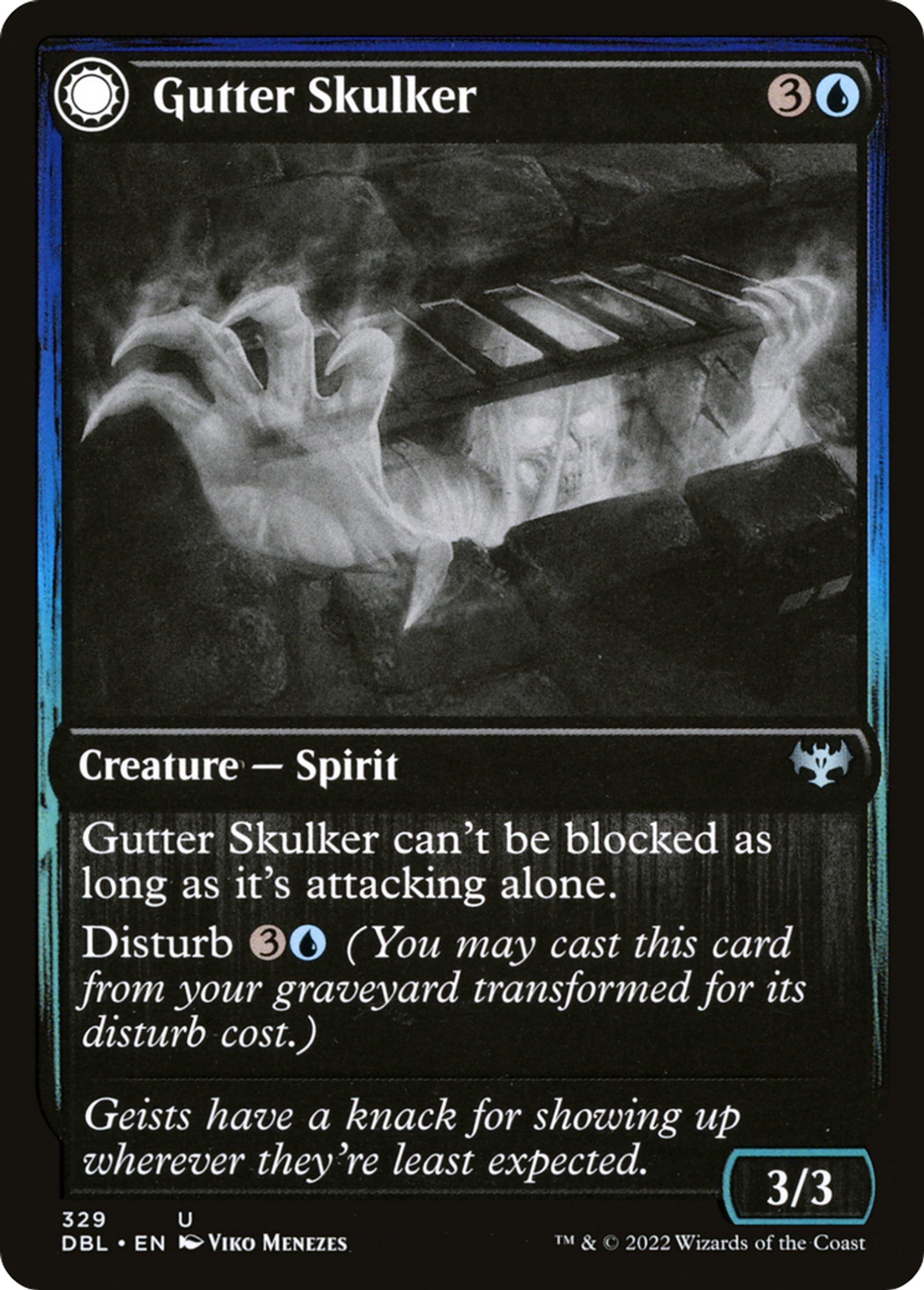 Gutter Skulker // Gutter Shortcut — Innistrad: Double Feature — Magic: The Gathering