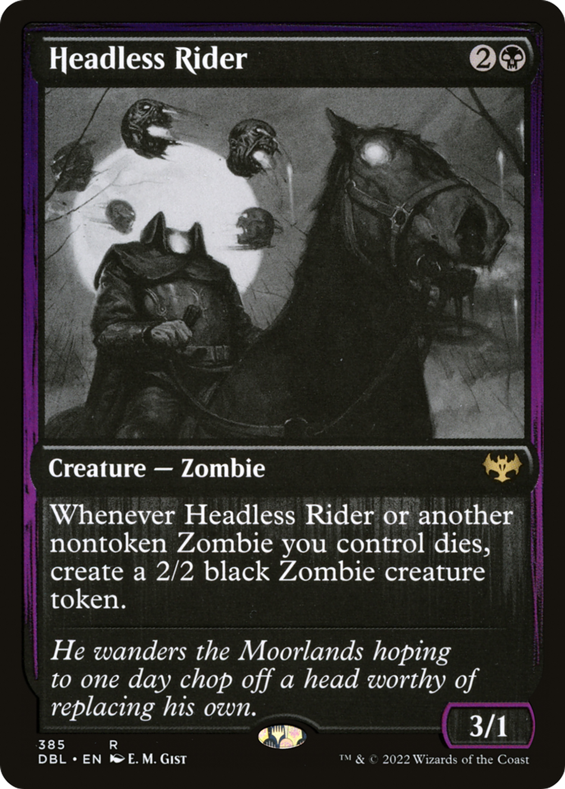 Headless Rider — Innistrad: Double Feature — Magic: The Gathering