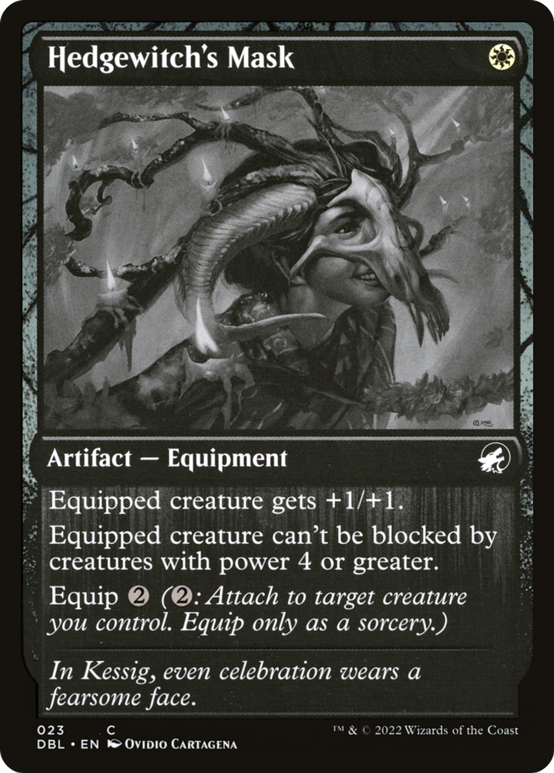 Hedgewitch's Mask — Innistrad: Double Feature — Magic: The Gathering
