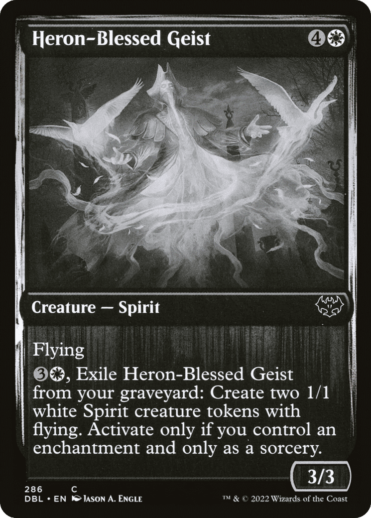 Heron-Blessed Geist — Innistrad: Double Feature — Magic: The Gathering
