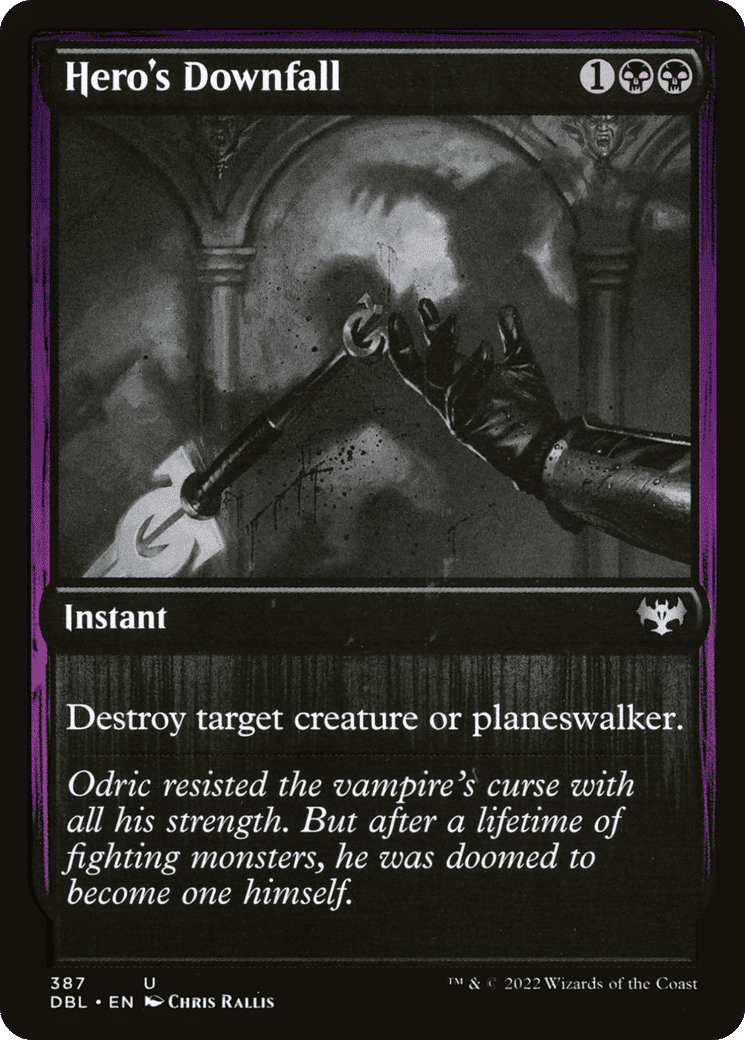 Hero's Downfall — Innistrad: Double Feature — Magic: The Gathering