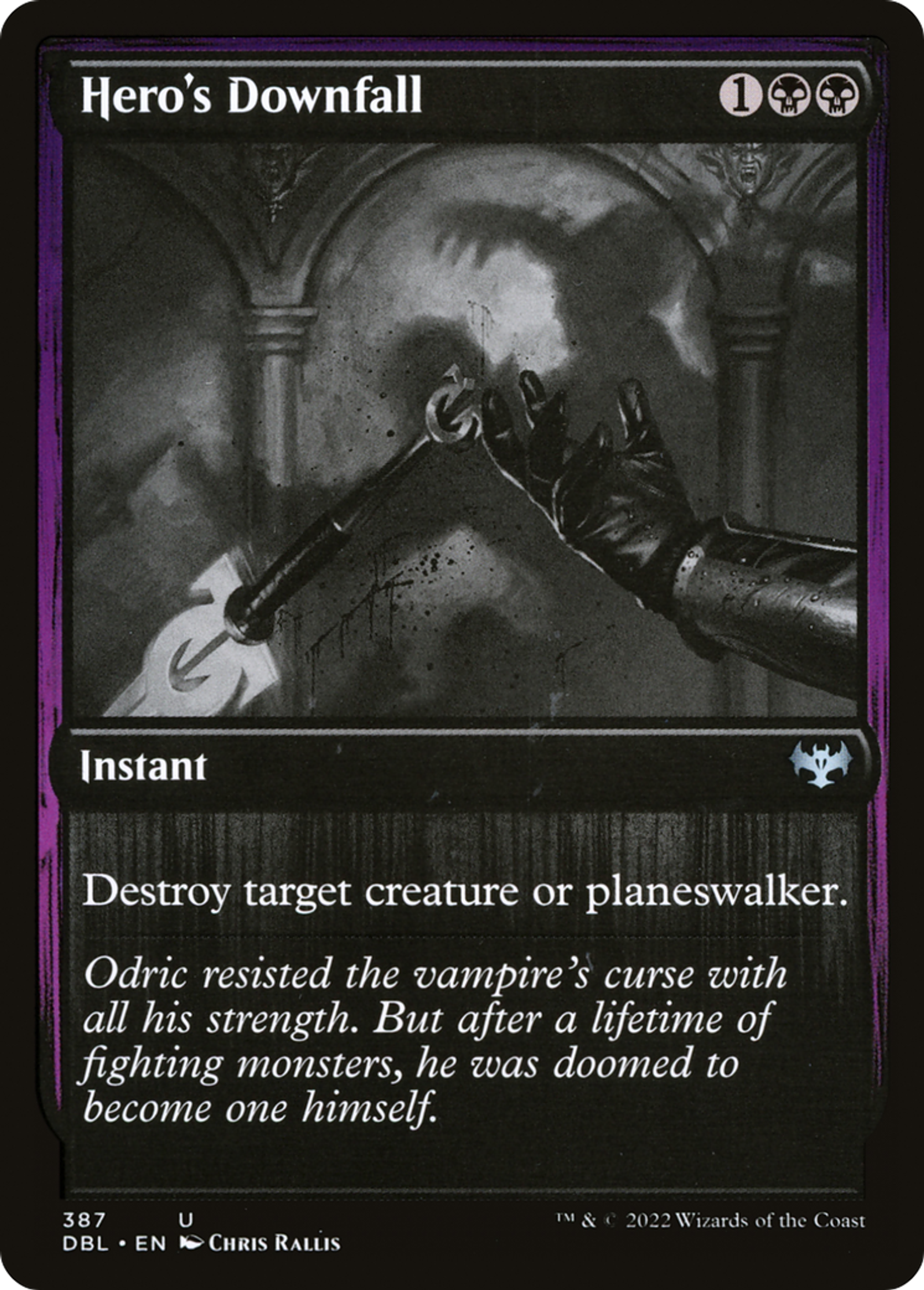 Hero's Downfall — Innistrad: Double Feature — Magic: The Gathering