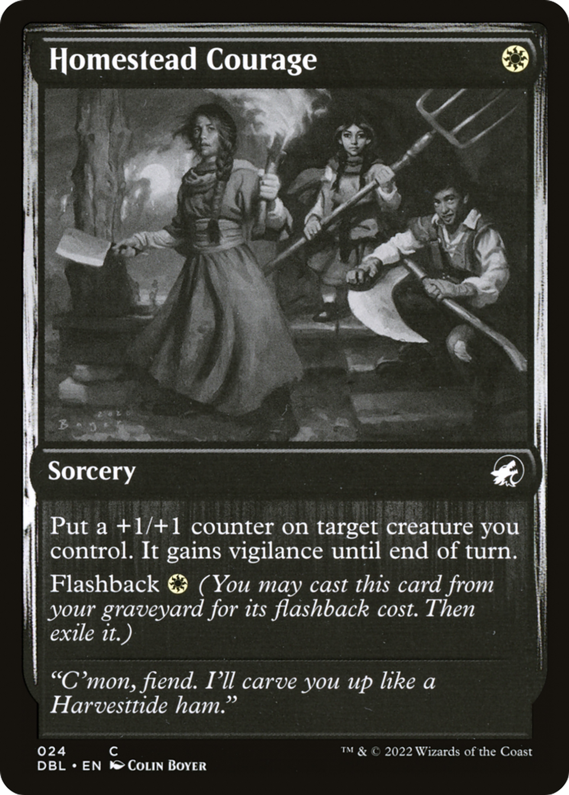 Homestead Courage — Innistrad: Double Feature — Magic: The Gathering