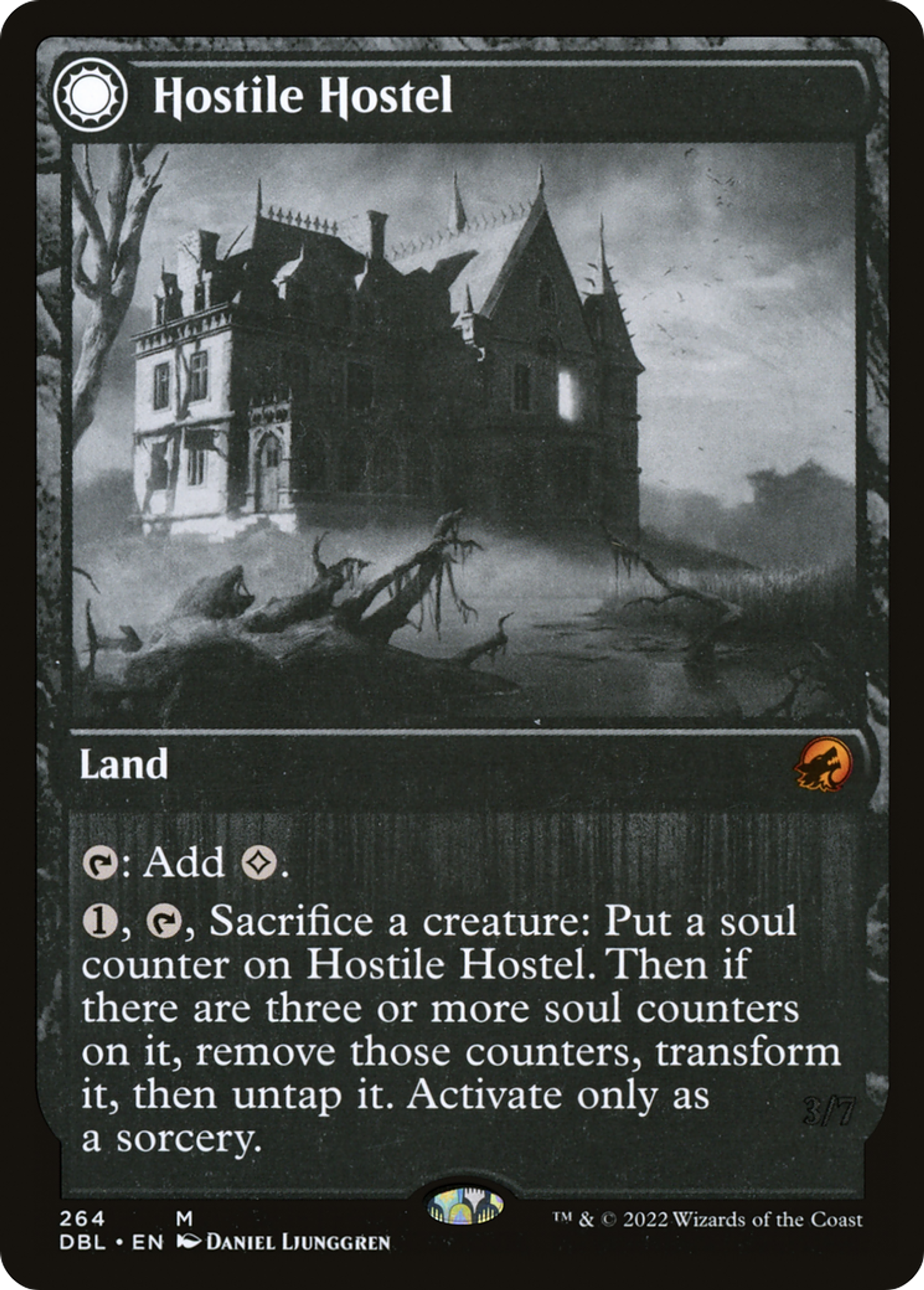 Hostile Hostel // Creeping Inn — Innistrad: Double Feature — Magic: The Gathering