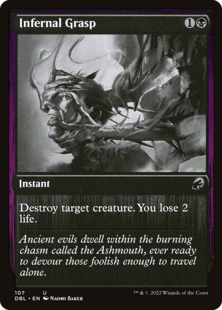 Infernal Grasp — Innistrad: Double Feature — Magic: The Gathering