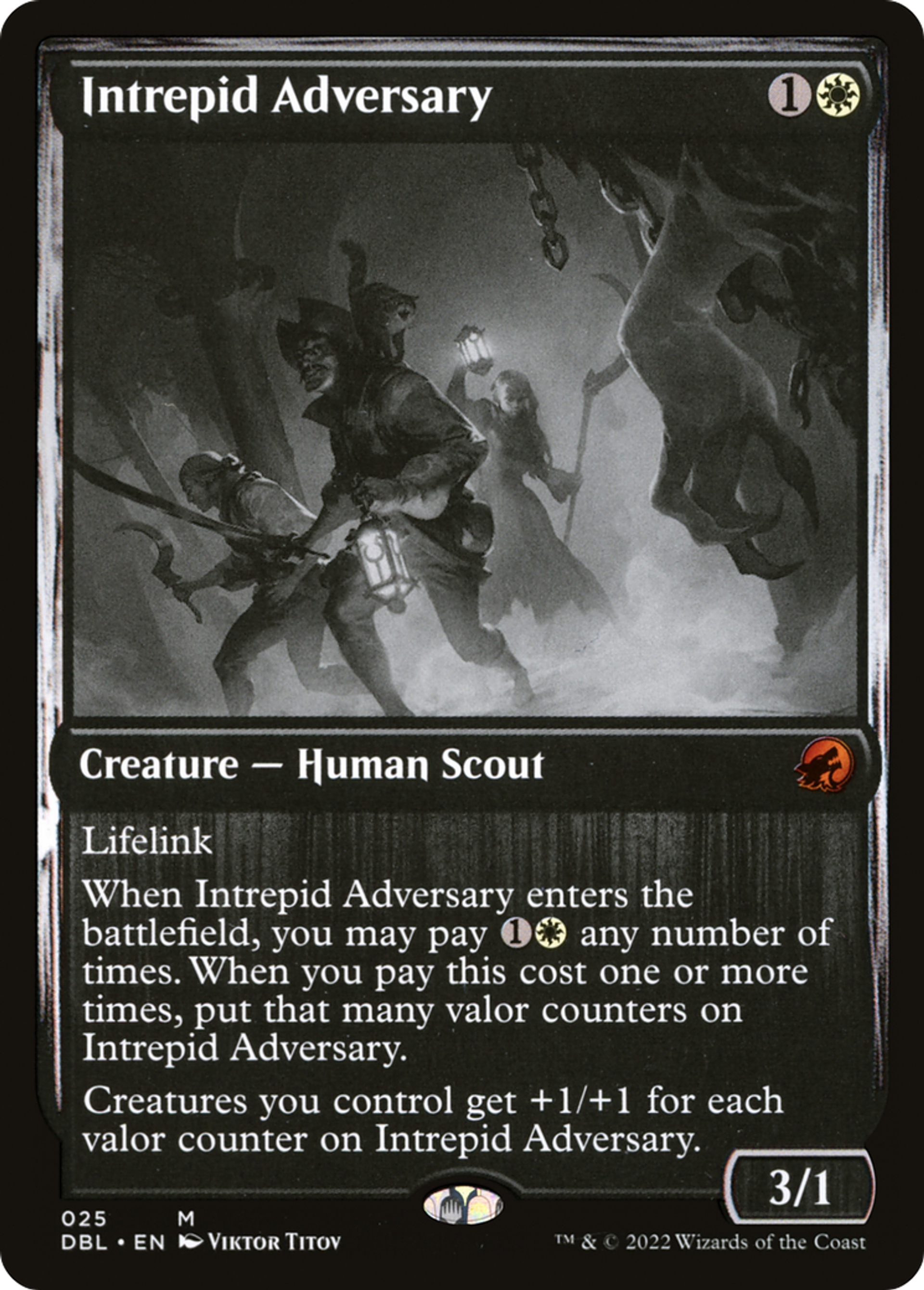 Intrepid Adversary — Innistrad: Double Feature — Magic: The Gathering