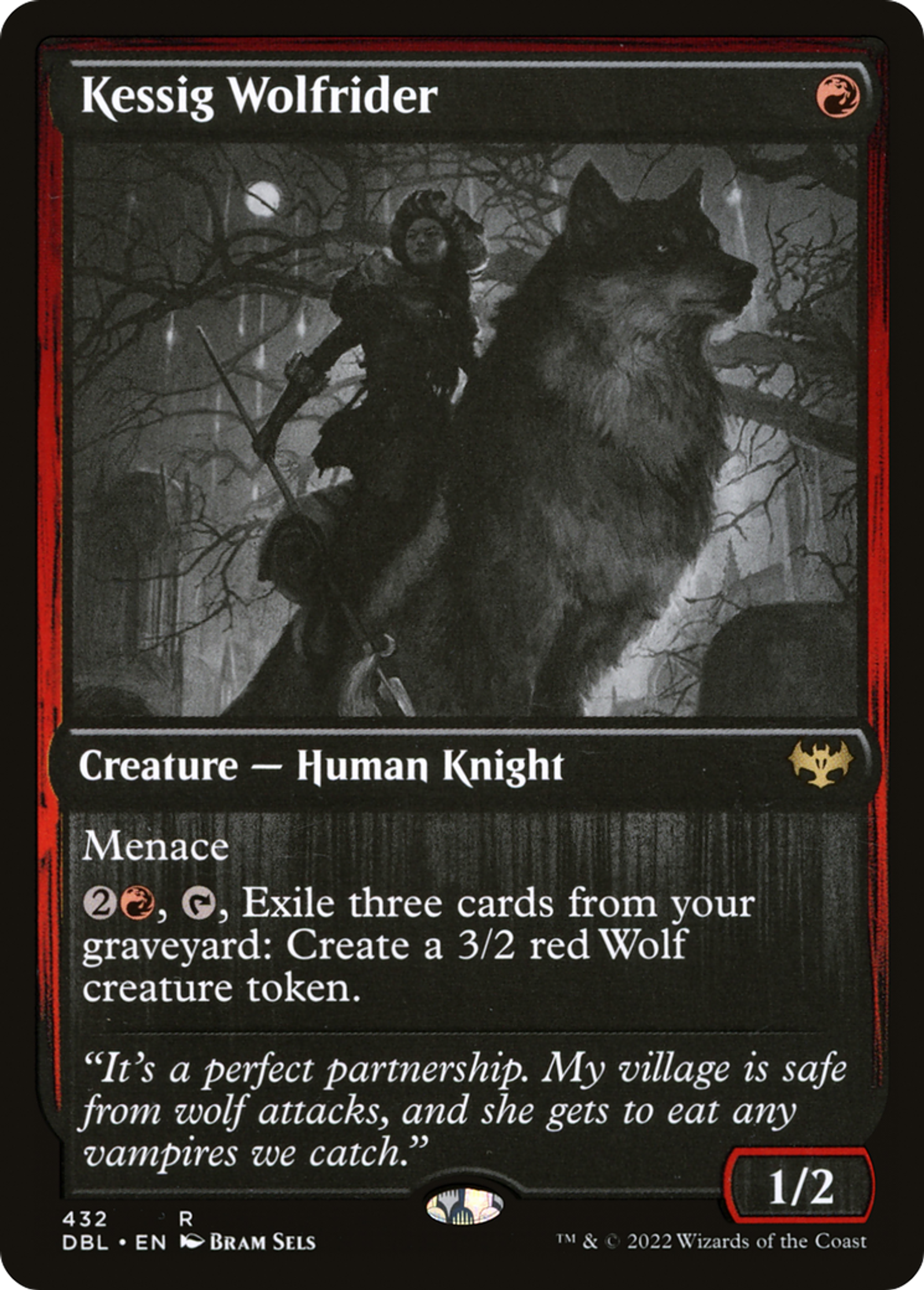 Kessig Wolfrider — Innistrad: Double Feature — Magic: The Gathering