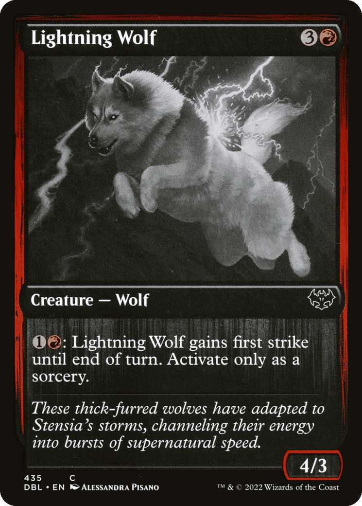 Lightning Wolf — Innistrad: Double Feature — Magic: The Gathering