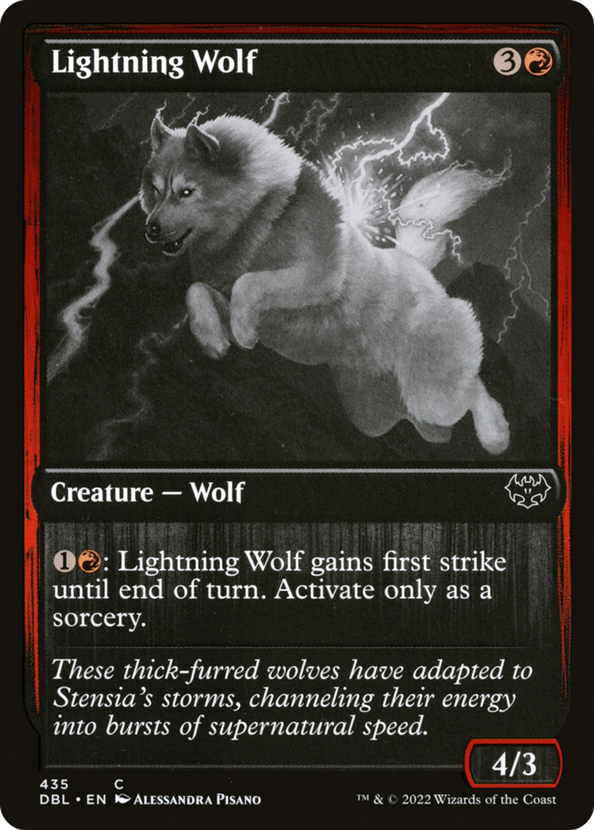 Lightning Wolf — Innistrad: Double Feature — Magic: The Gathering