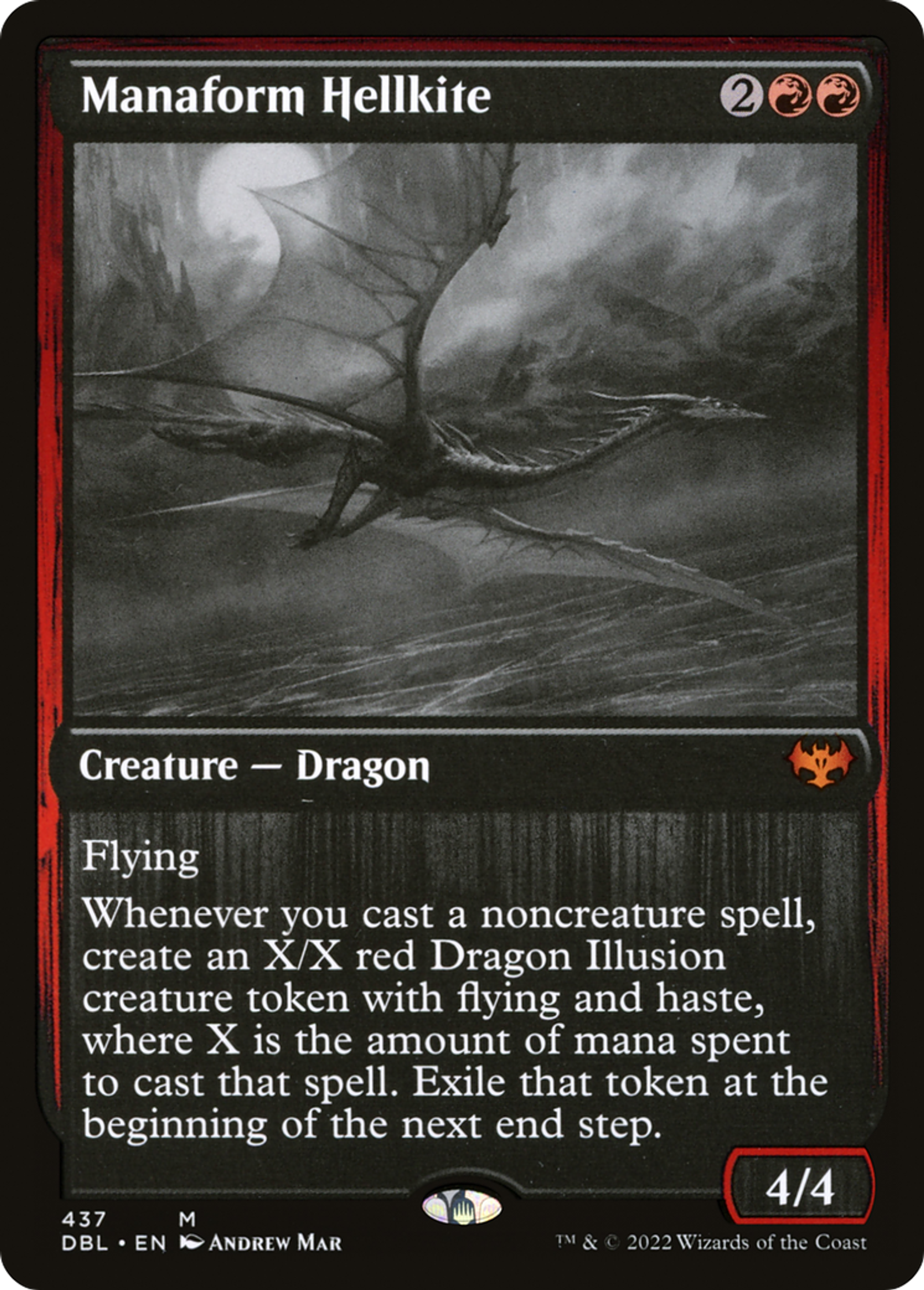 Manaform Hellkite — Innistrad: Double Feature — Magic: The Gathering