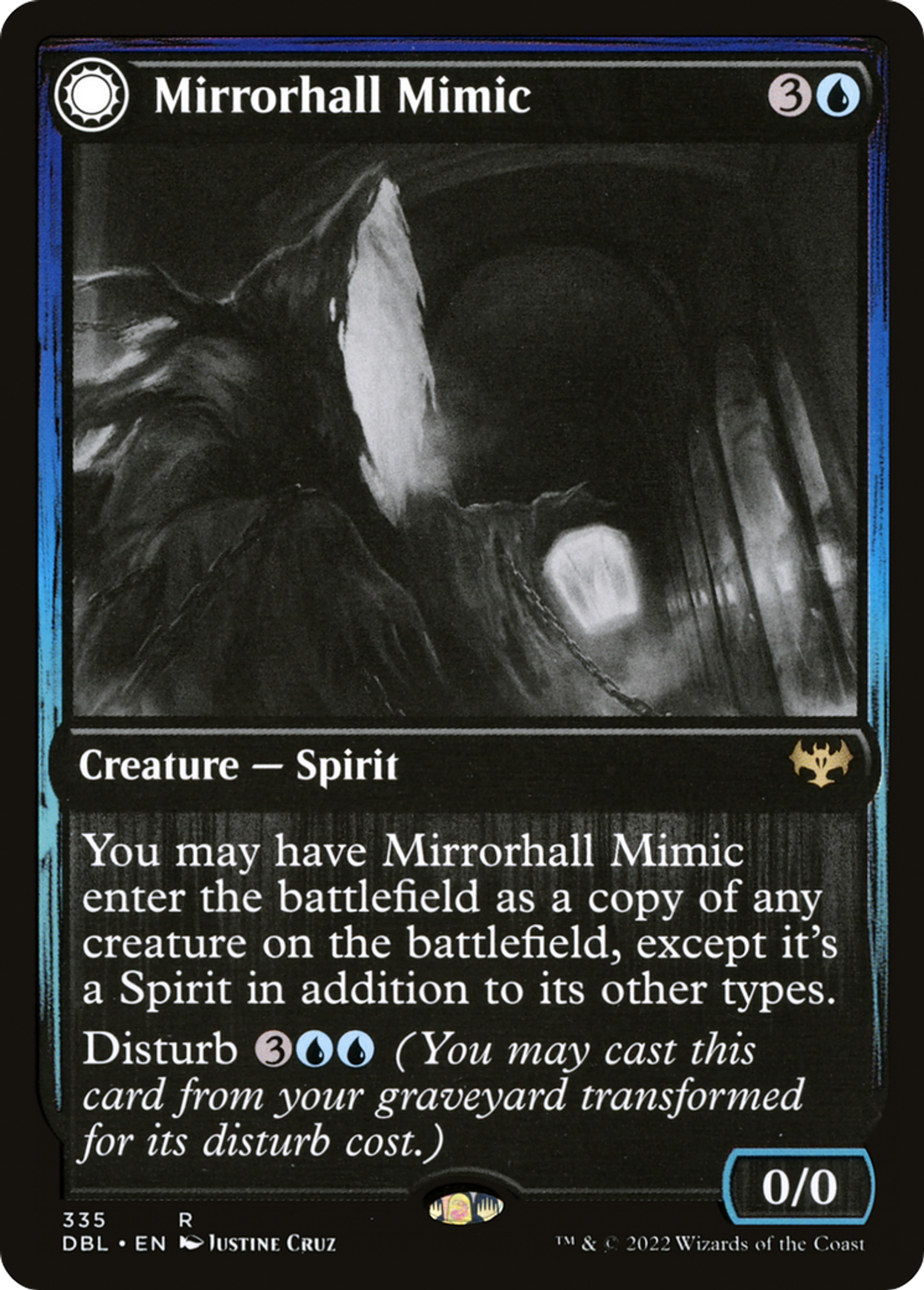 Mirrorhall Mimic // Ghastly Mimicry — Innistrad: Double Feature — Magic: The Gathering
