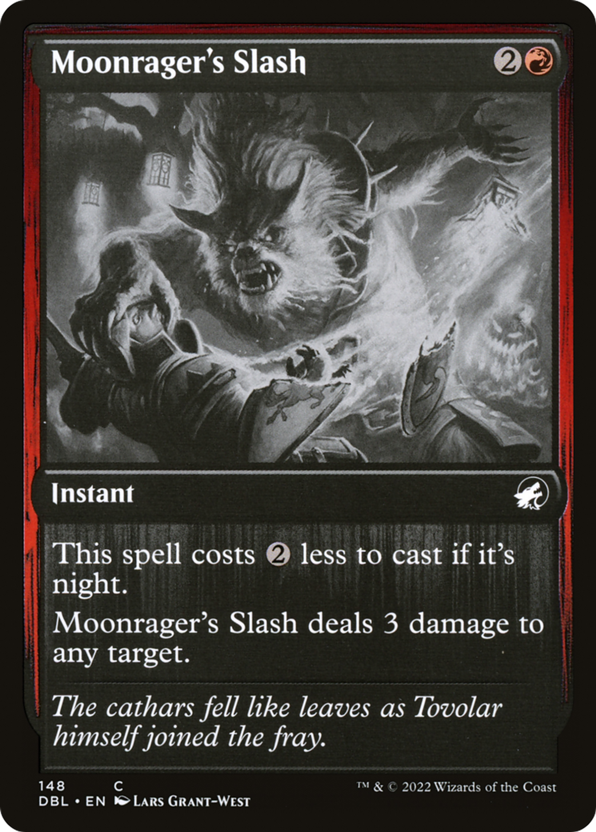 Moonrager's Slash — Innistrad: Double Feature — Magic: The Gathering
