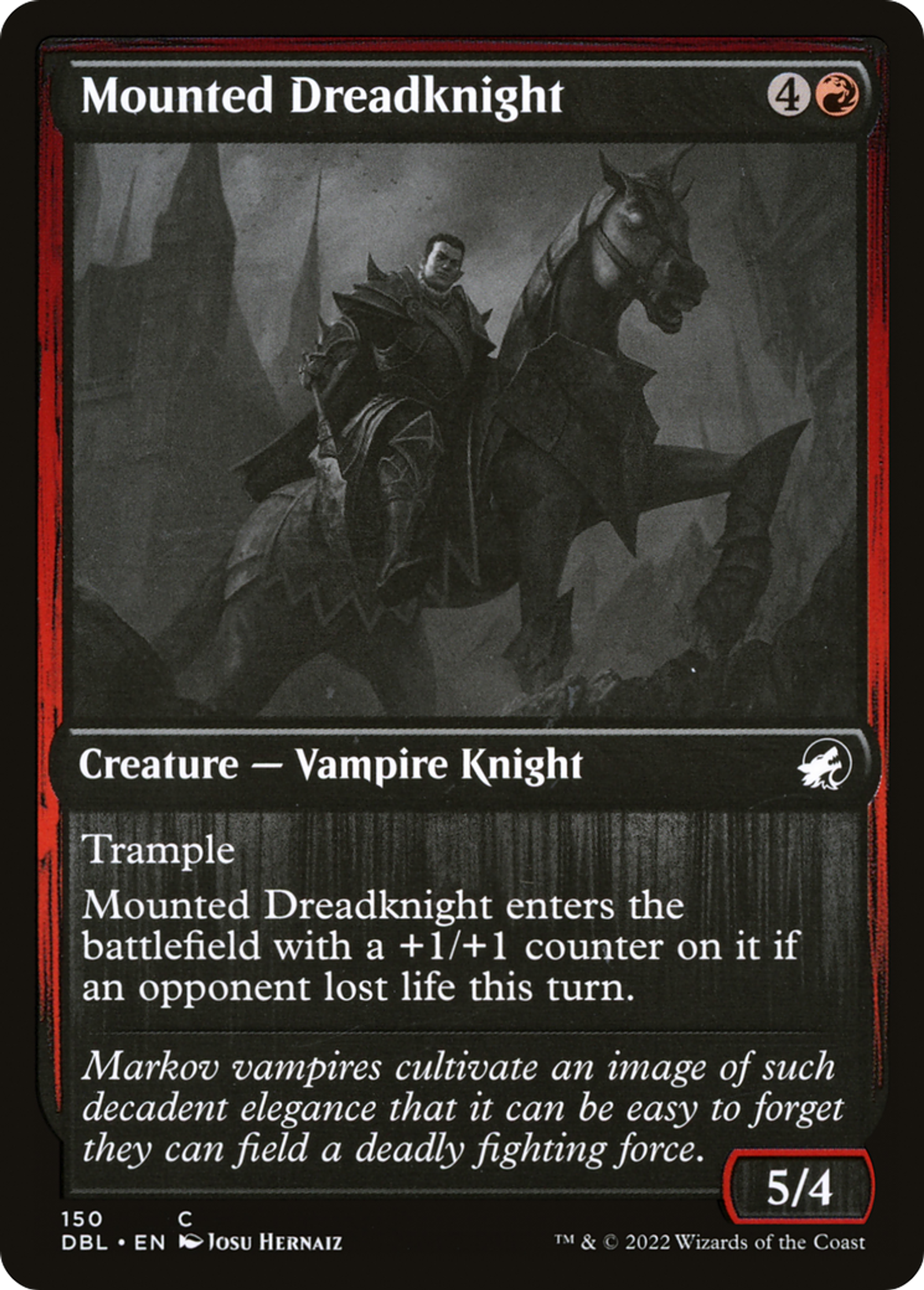 Mounted Dreadknight — Innistrad: Double Feature — Magic: The Gathering