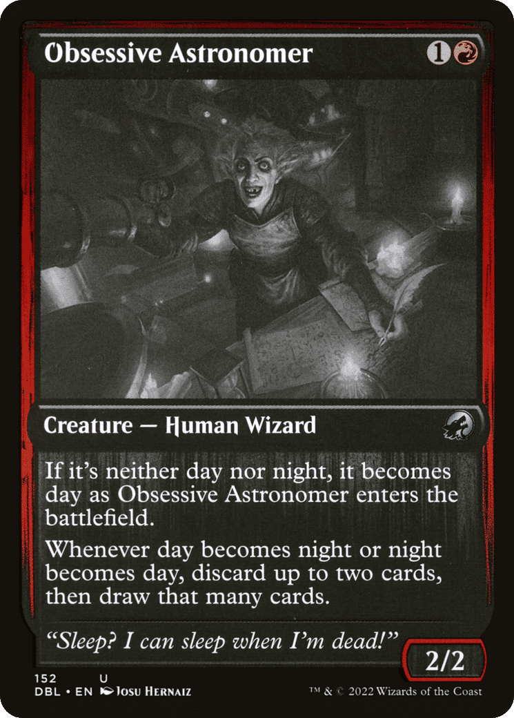 Obsessive Astronomer — Innistrad: Double Feature — Magic: The Gathering