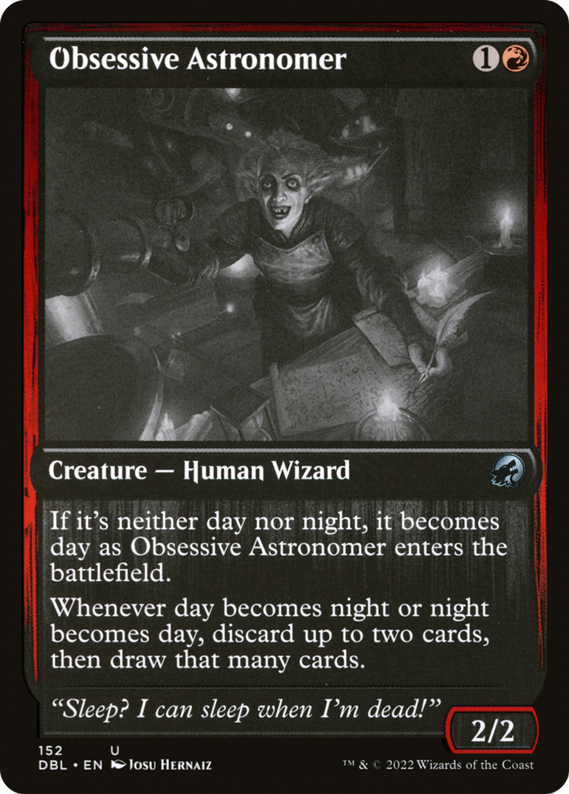 Obsessive Astronomer — Innistrad: Double Feature — Magic: The Gathering