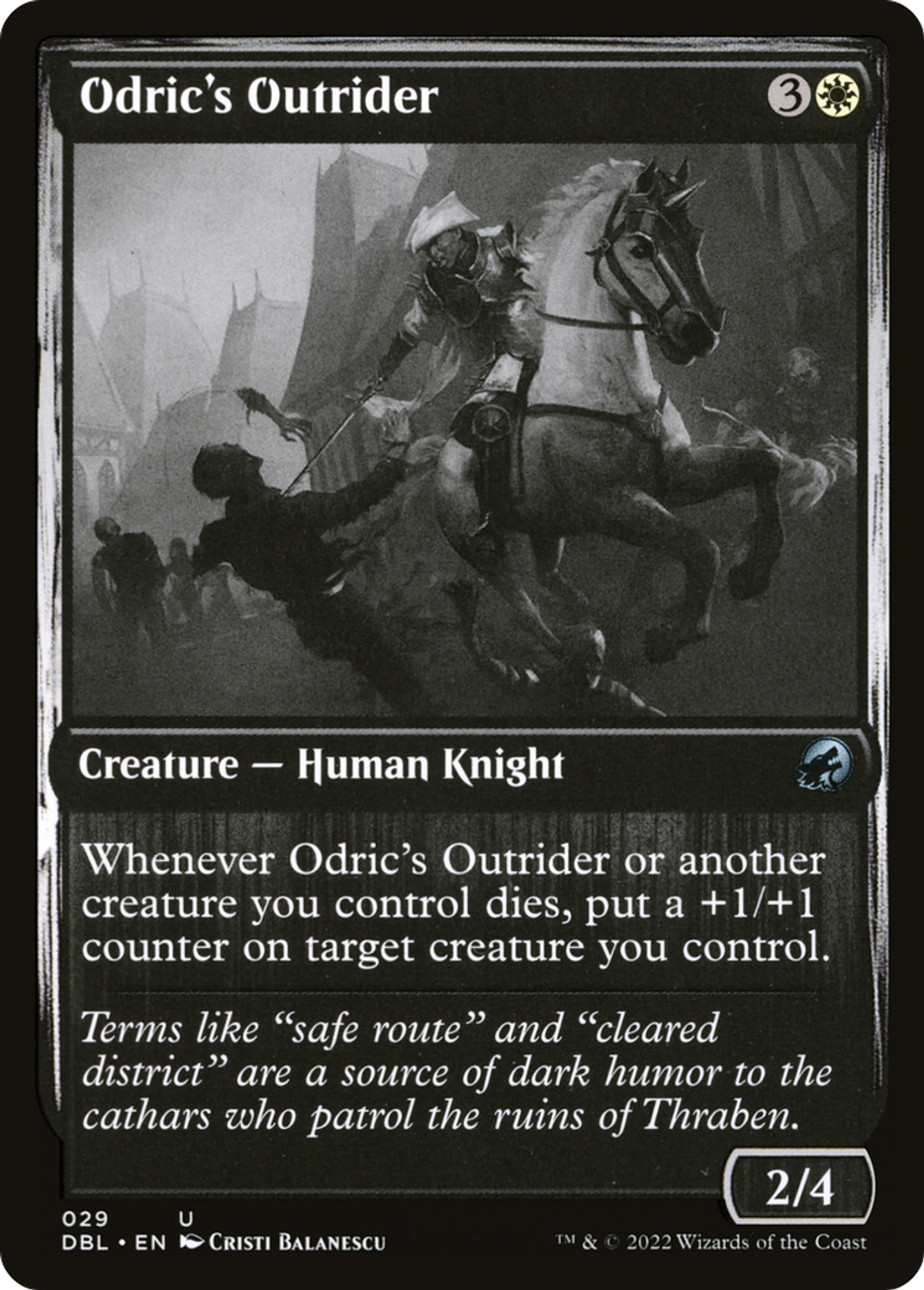 Odric's Outrider — Innistrad: Double Feature — Magic: The Gathering