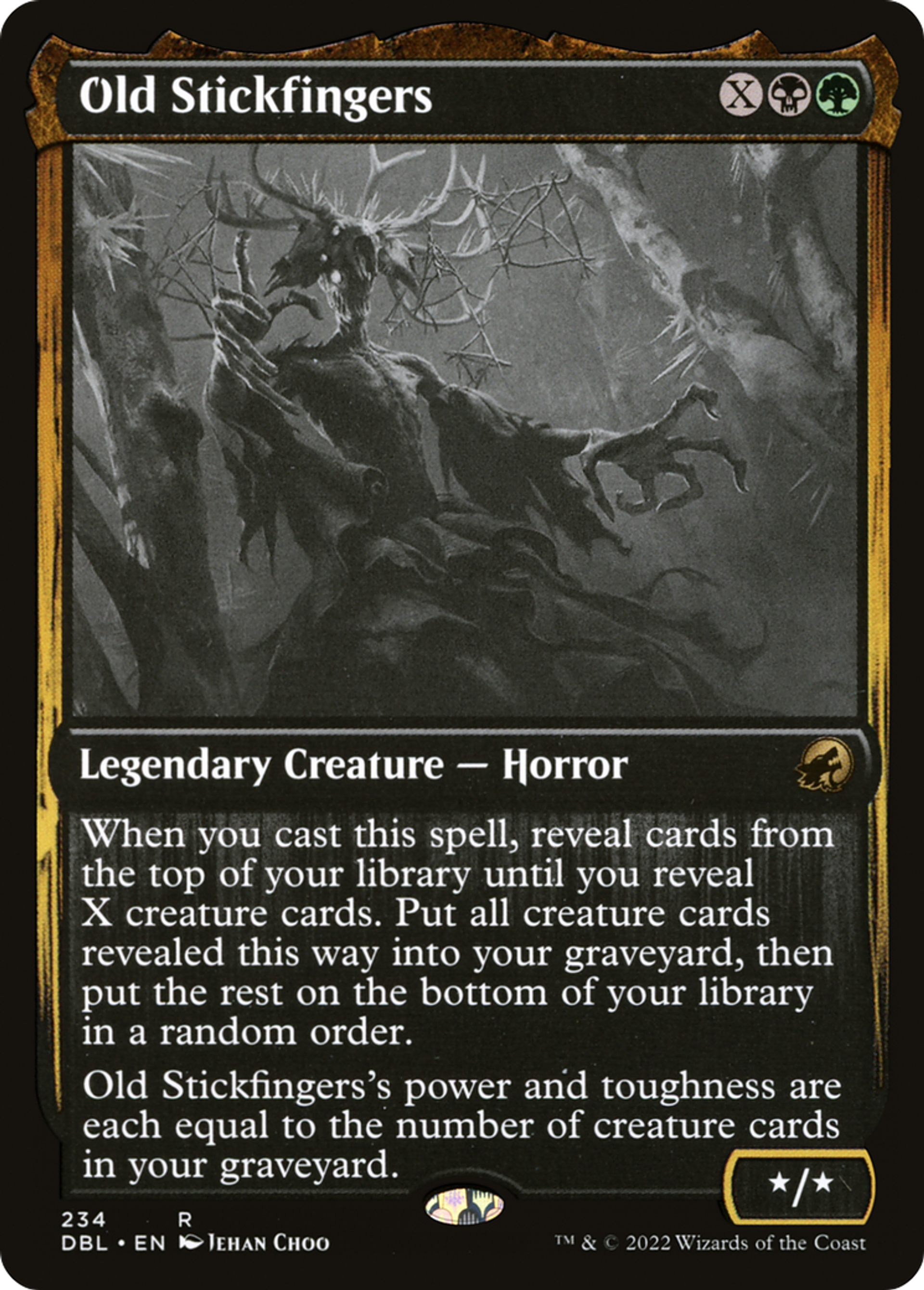 Old Stickfingers — Innistrad: Double Feature — Magic: The Gathering