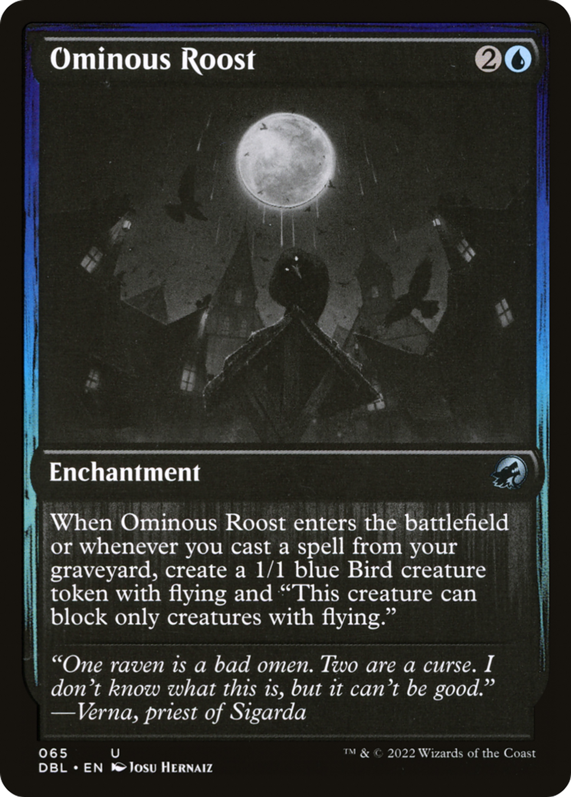 Ominous Roost — Innistrad: Double Feature — Magic: The Gathering