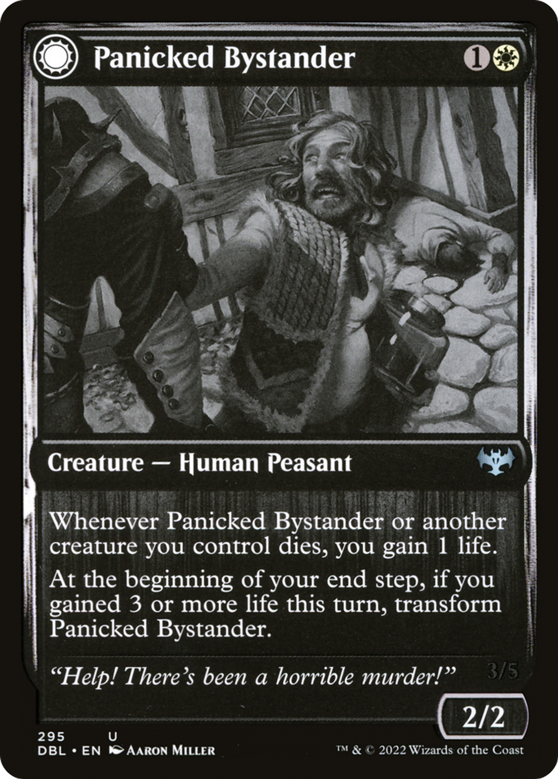 Panicked Bystander // Cackling Culprit — Innistrad: Double Feature — Magic: The Gathering
