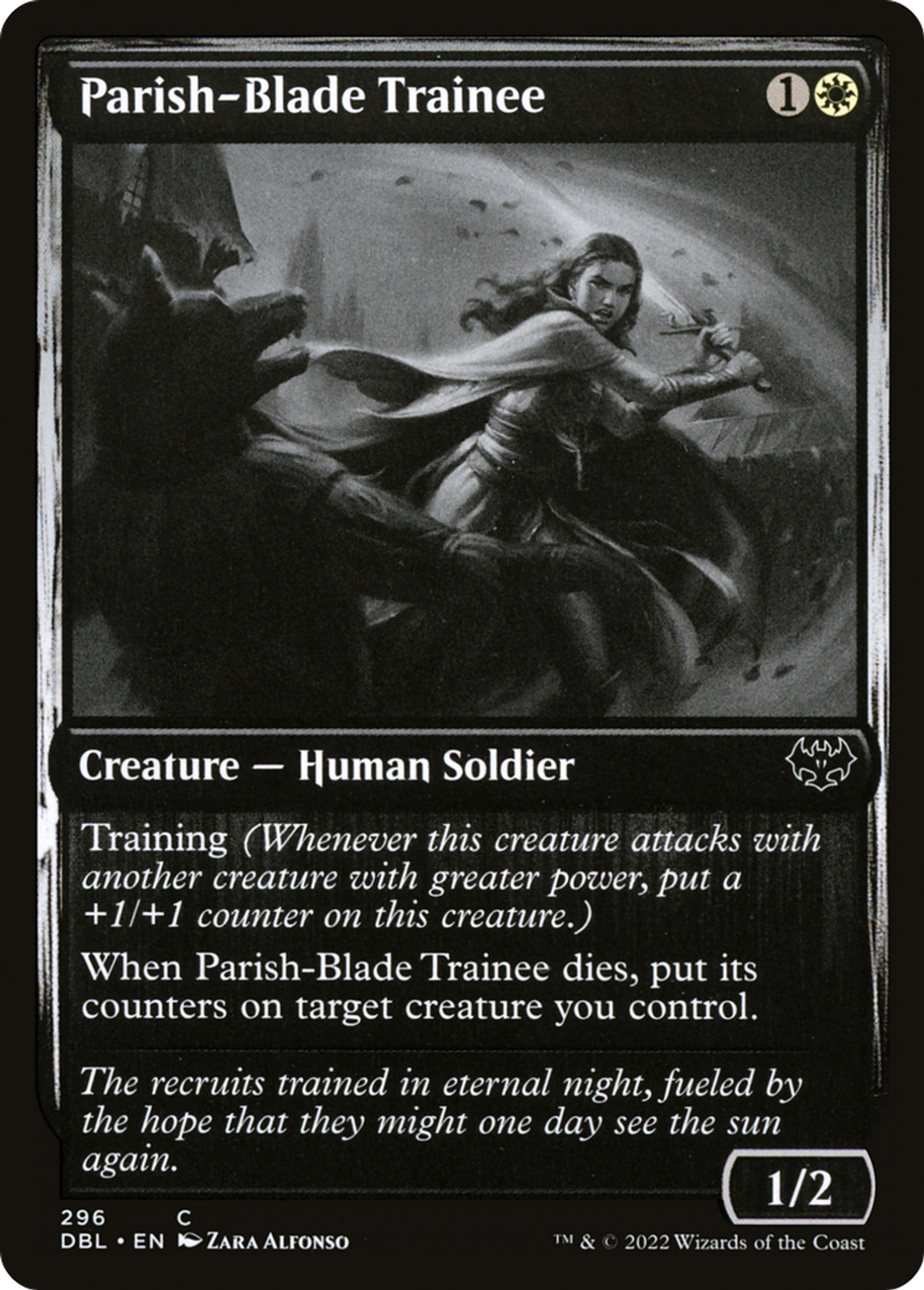 Parish-Blade Trainee — Innistrad: Double Feature — Magic: The Gathering