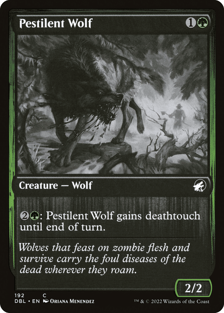 Pestilent Wolf — Innistrad: Double Feature — Magic: The Gathering