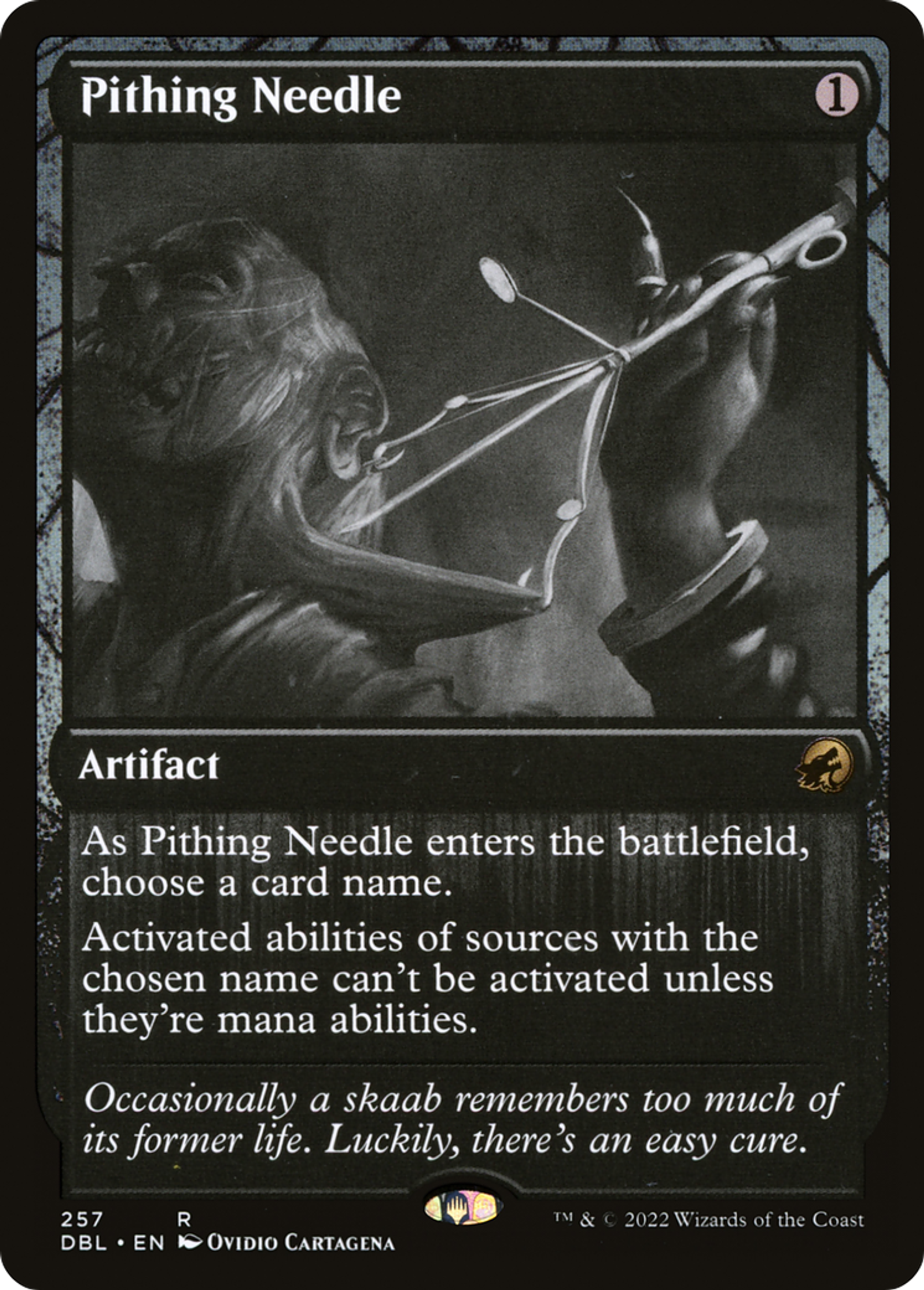 Pithing Needle — Innistrad: Double Feature — Magic: The Gathering