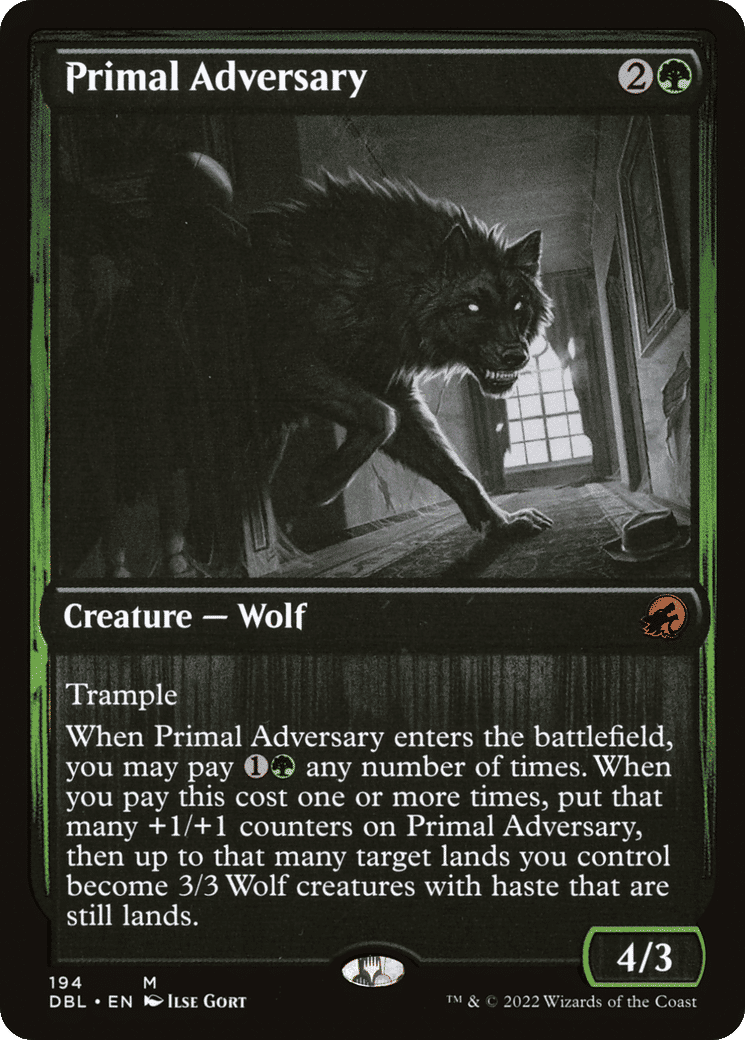 Primal Adversary — Innistrad: Double Feature — Magic: The Gathering