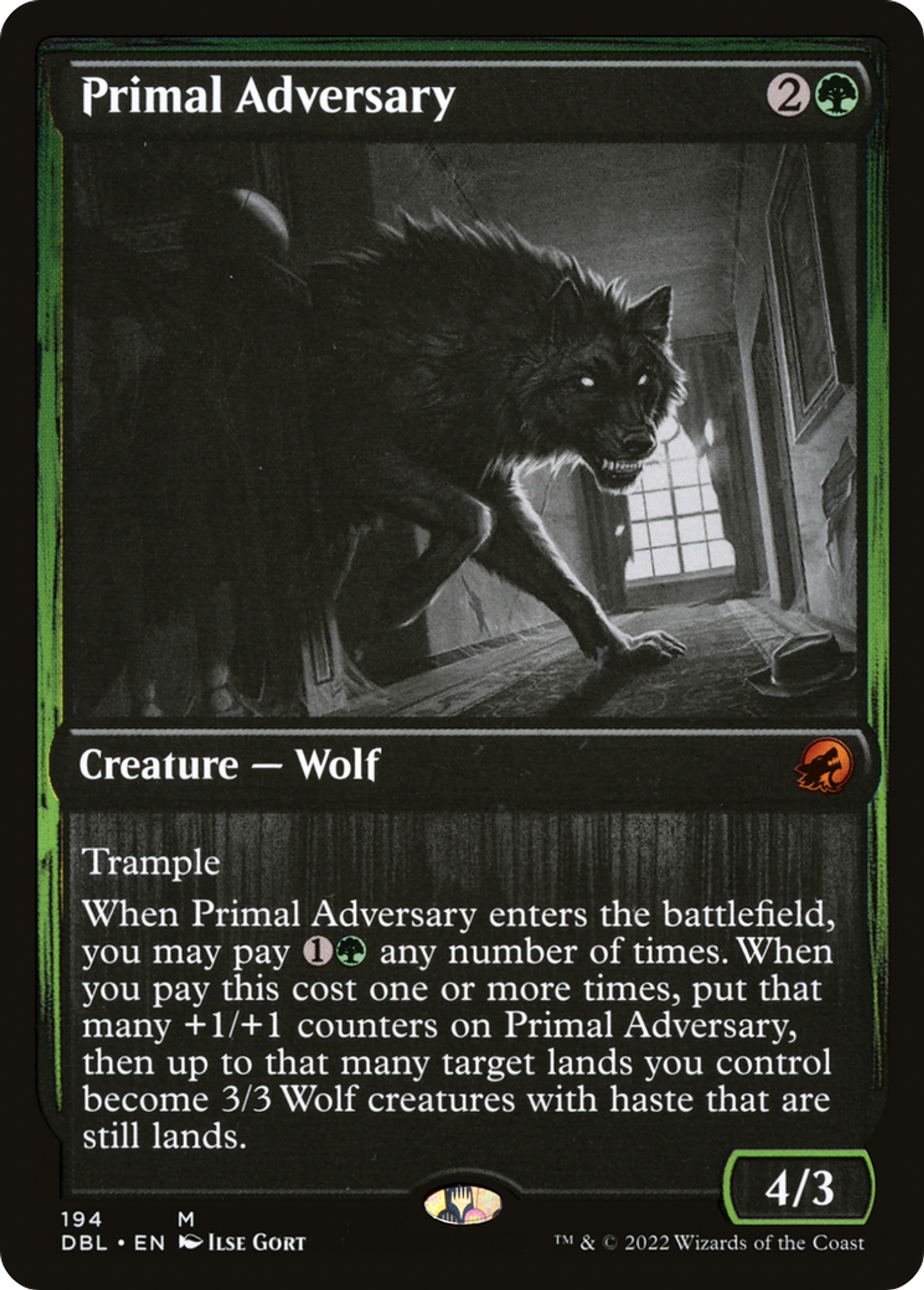 Primal Adversary — Innistrad: Double Feature — Magic: The Gathering