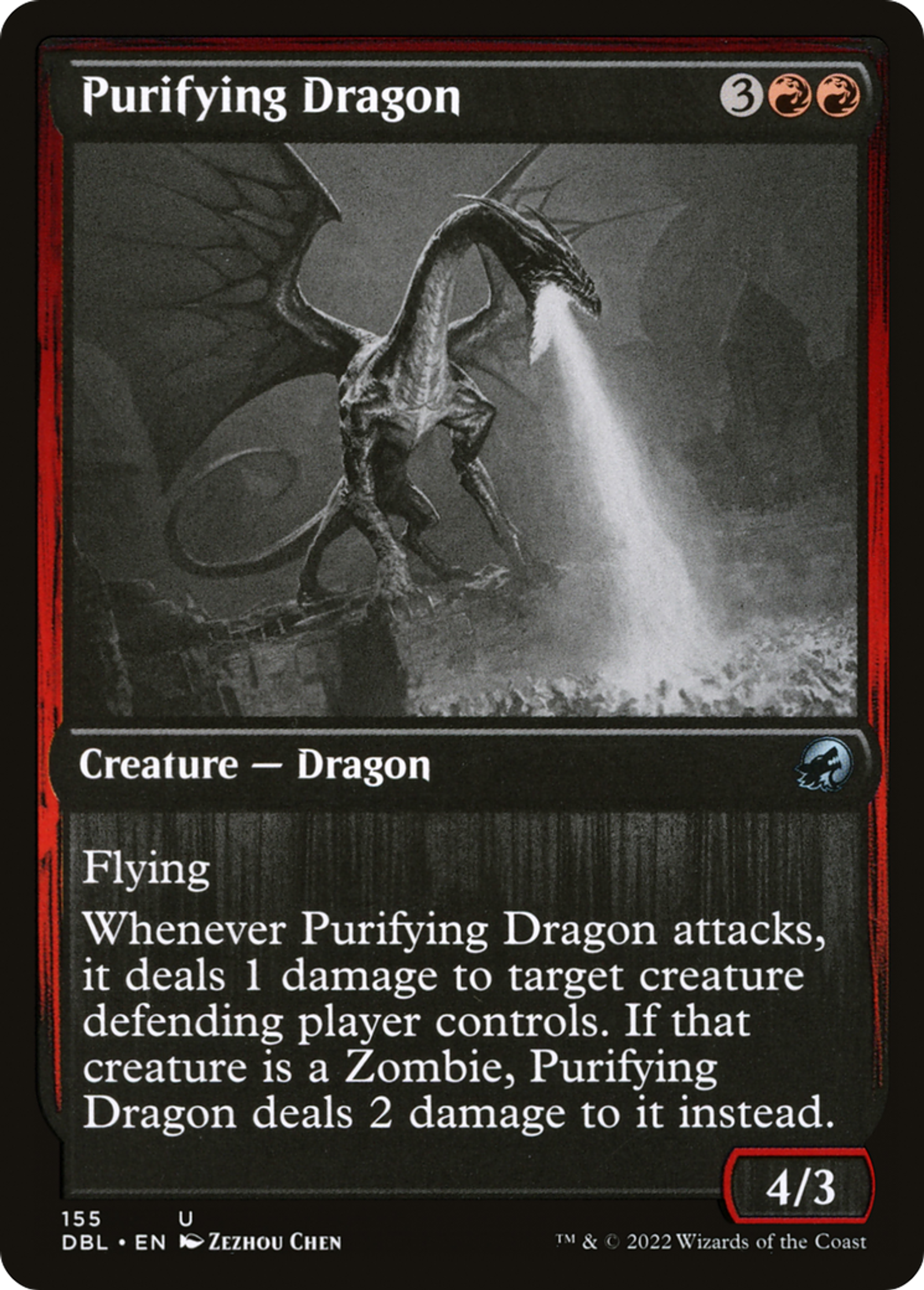 Purifying Dragon — Innistrad: Double Feature — Magic: The Gathering